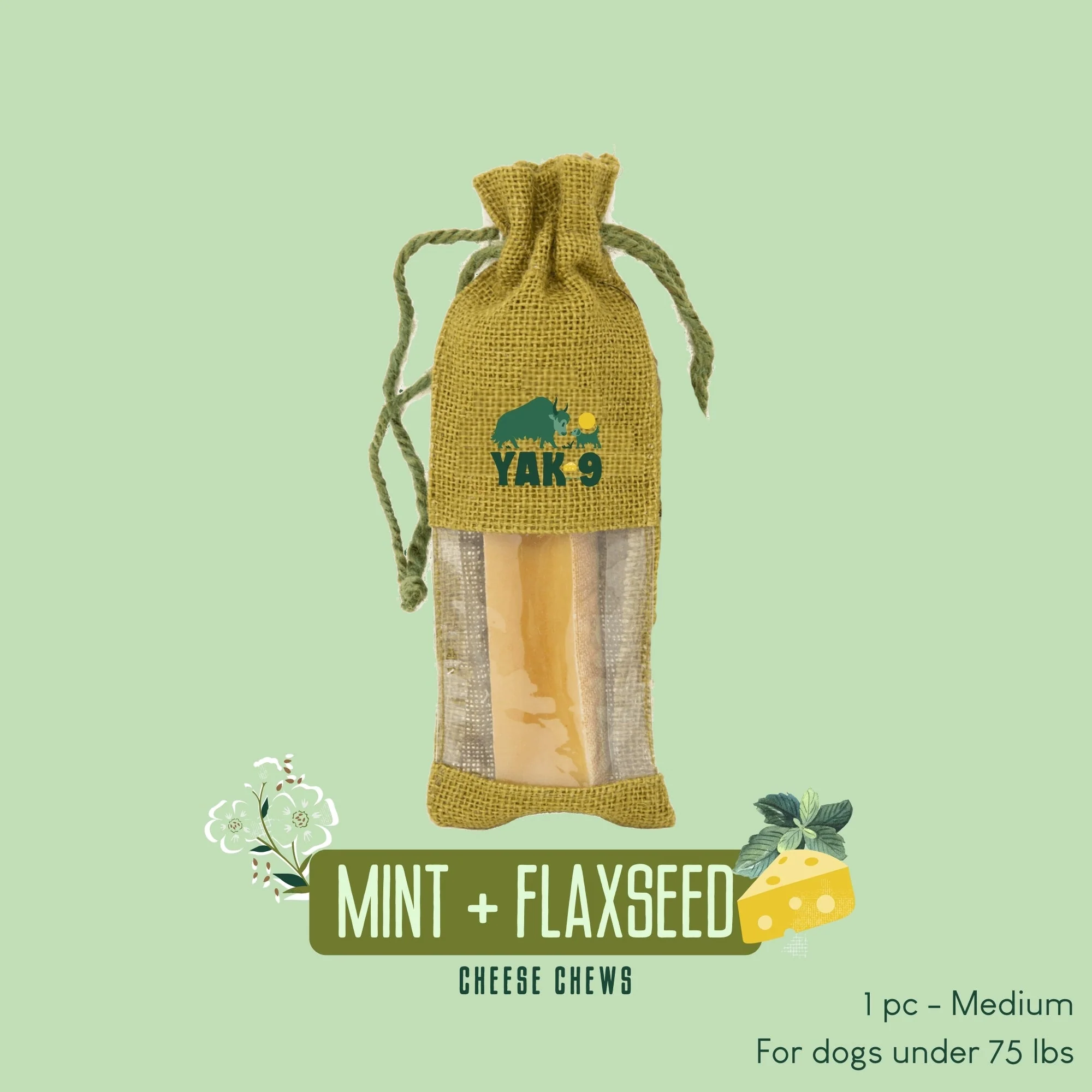 Flaxseed & Mint Cheese Chews for Dogs - Image 13
