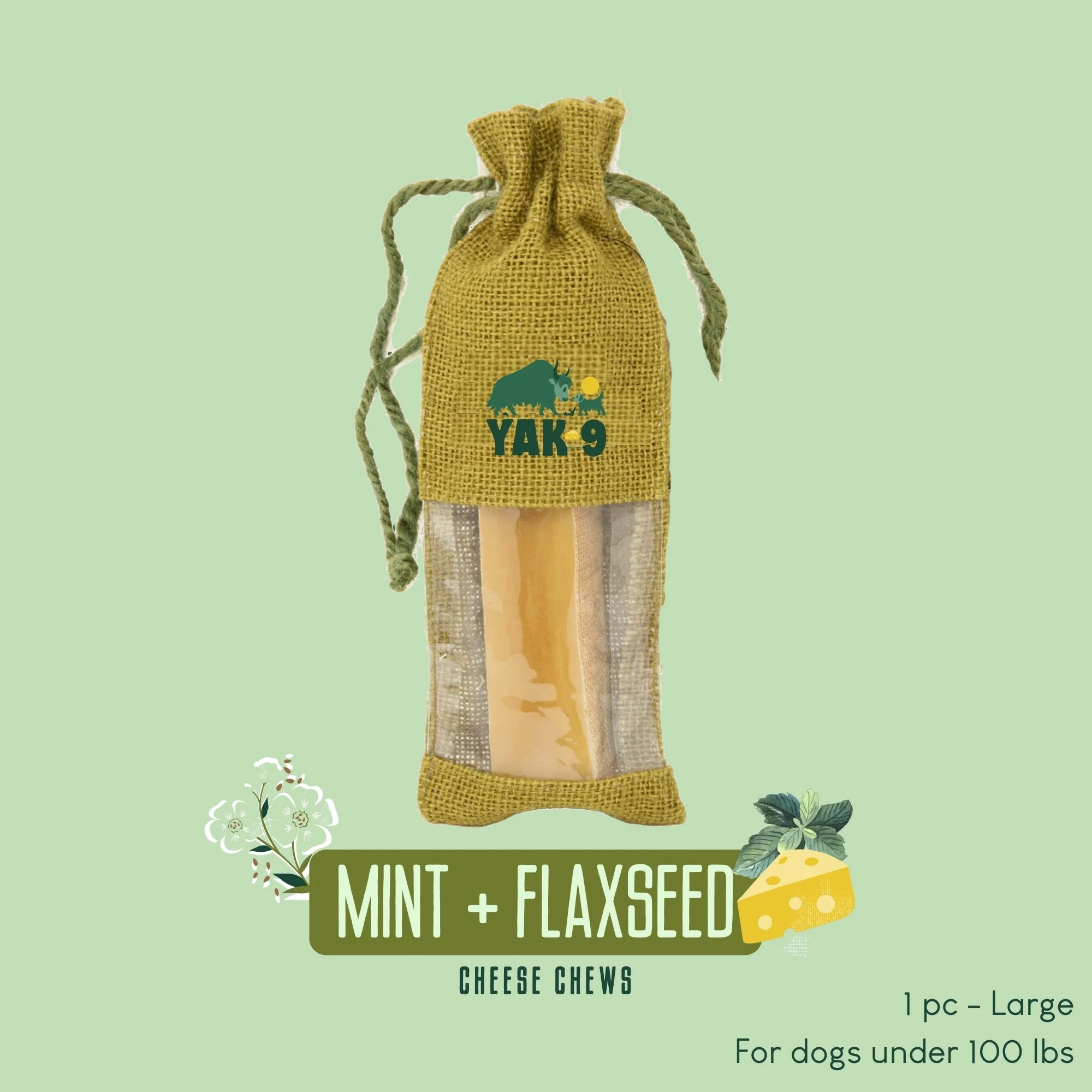 Flaxseed & Mint Cheese Chews for Dogs - Image 17