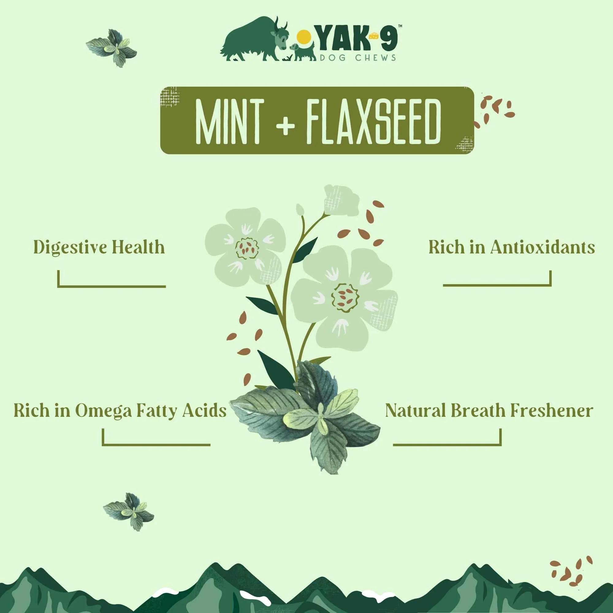 Flaxseed & Mint Cheese Chews for Dogs - Image 2