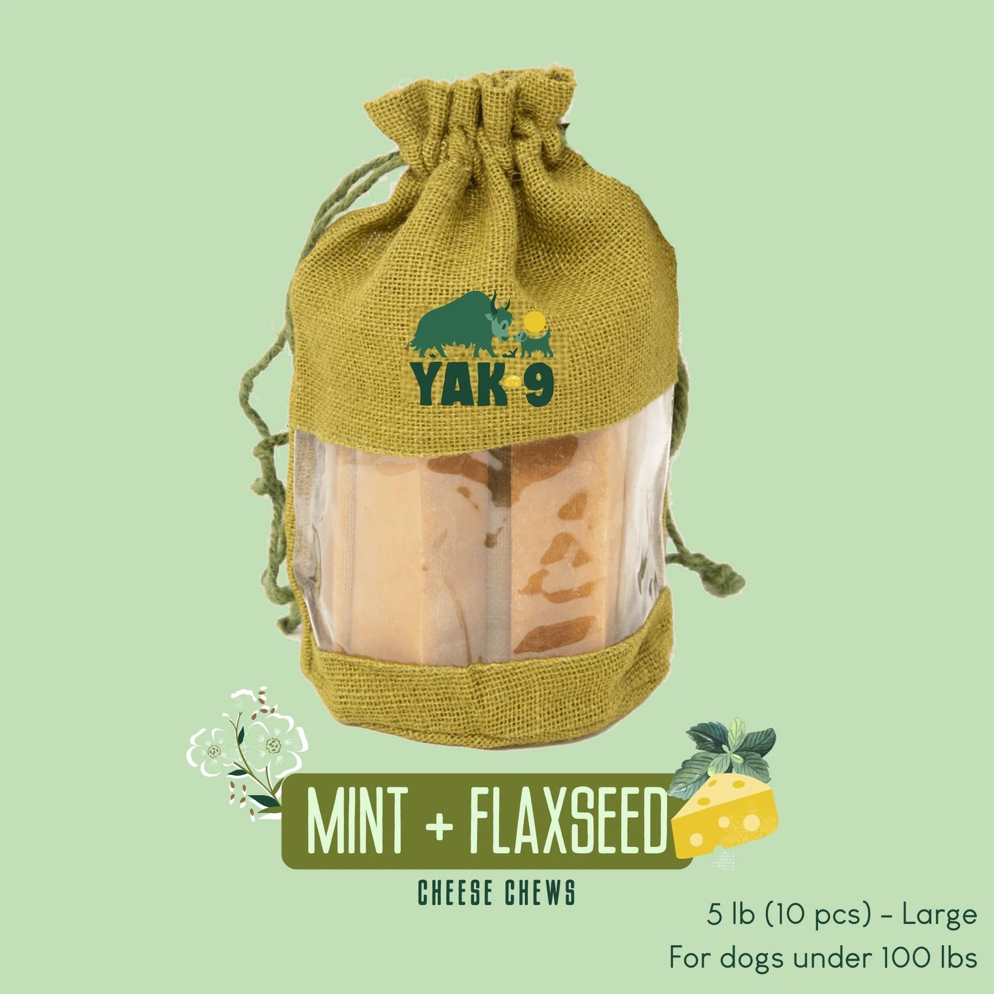 Flaxseed & Mint Cheese Chews for Dogs - Image 20