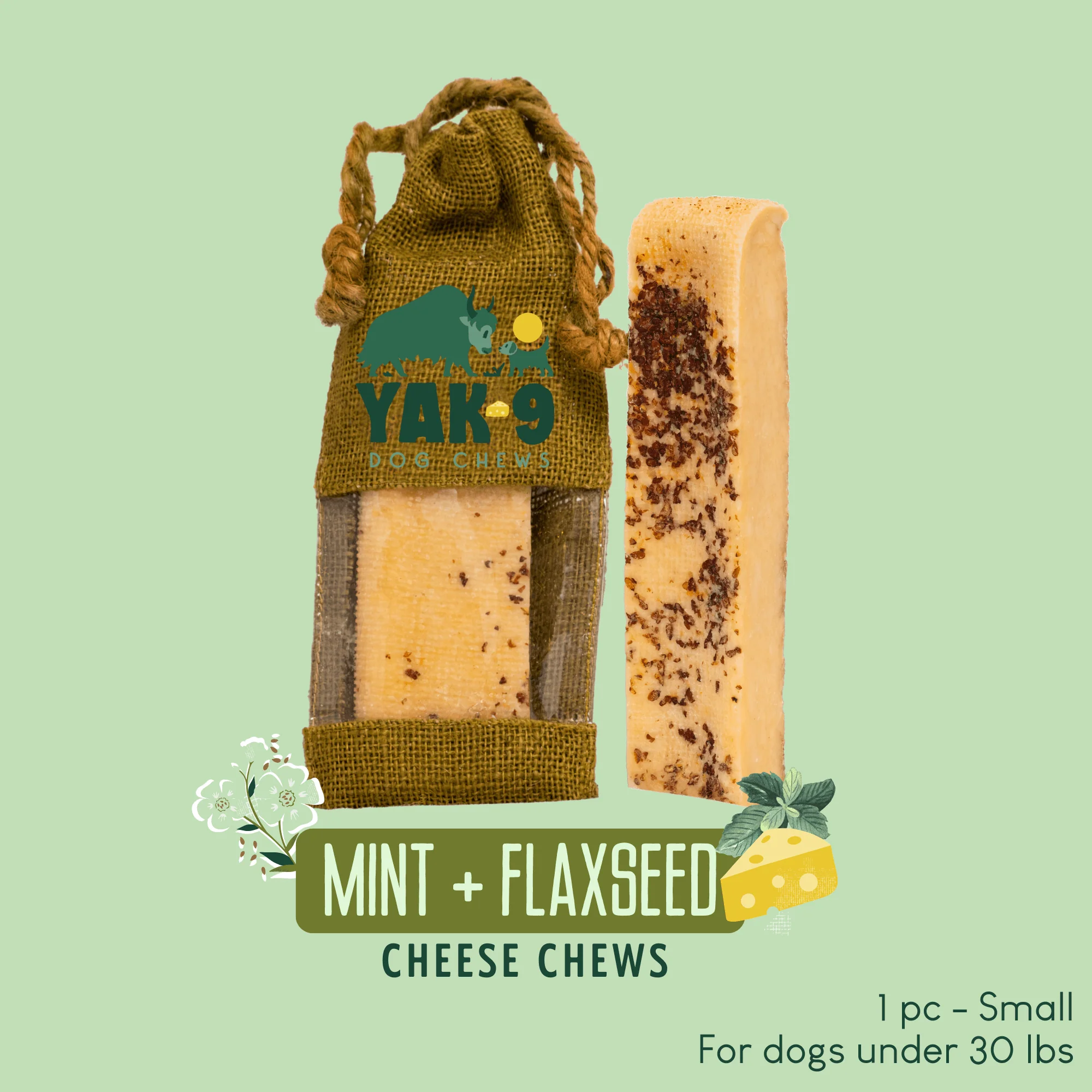 Flaxseed & Mint Cheese Chews for Dogs - Image 21