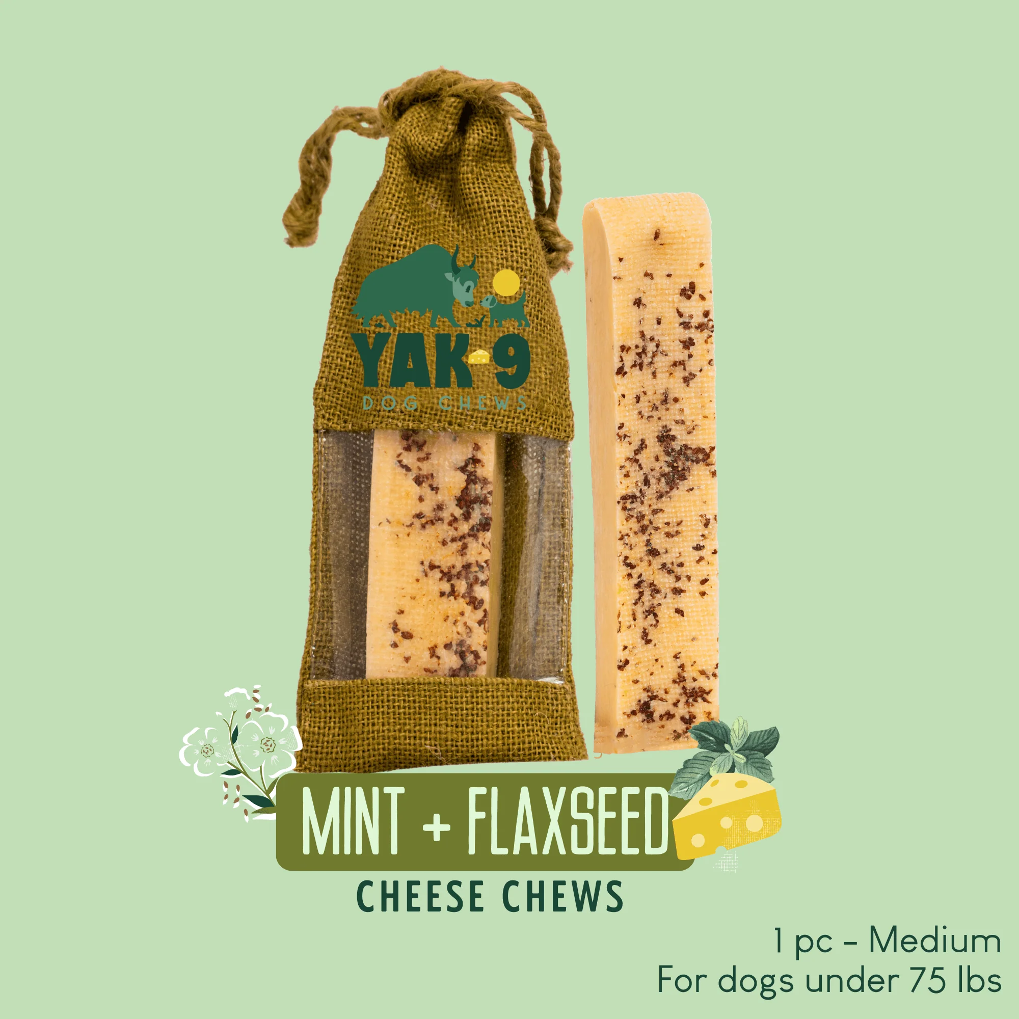 Flaxseed & Mint Cheese Chews for Dogs - Image 22