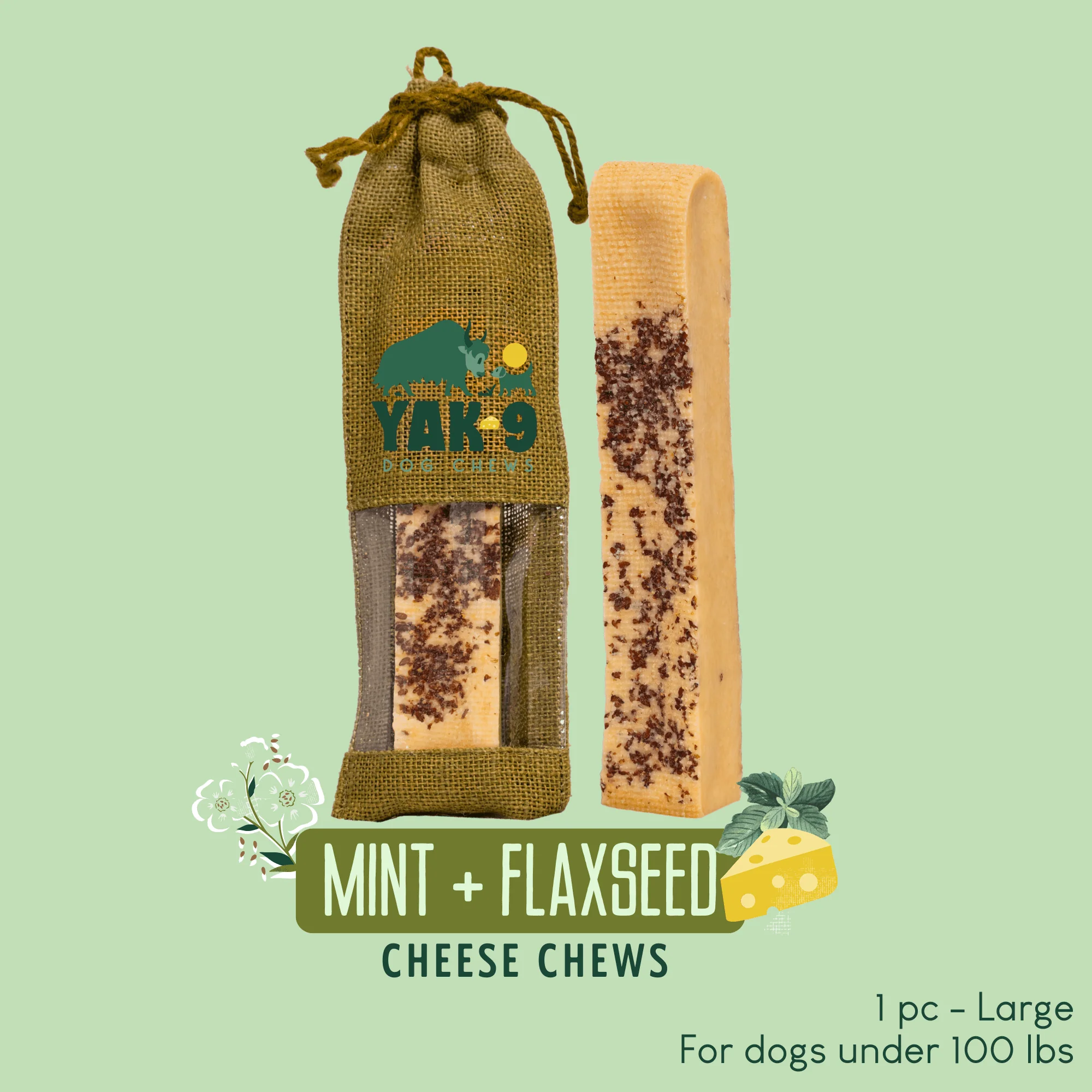Flaxseed & Mint Cheese Chews for Dogs - Image 24