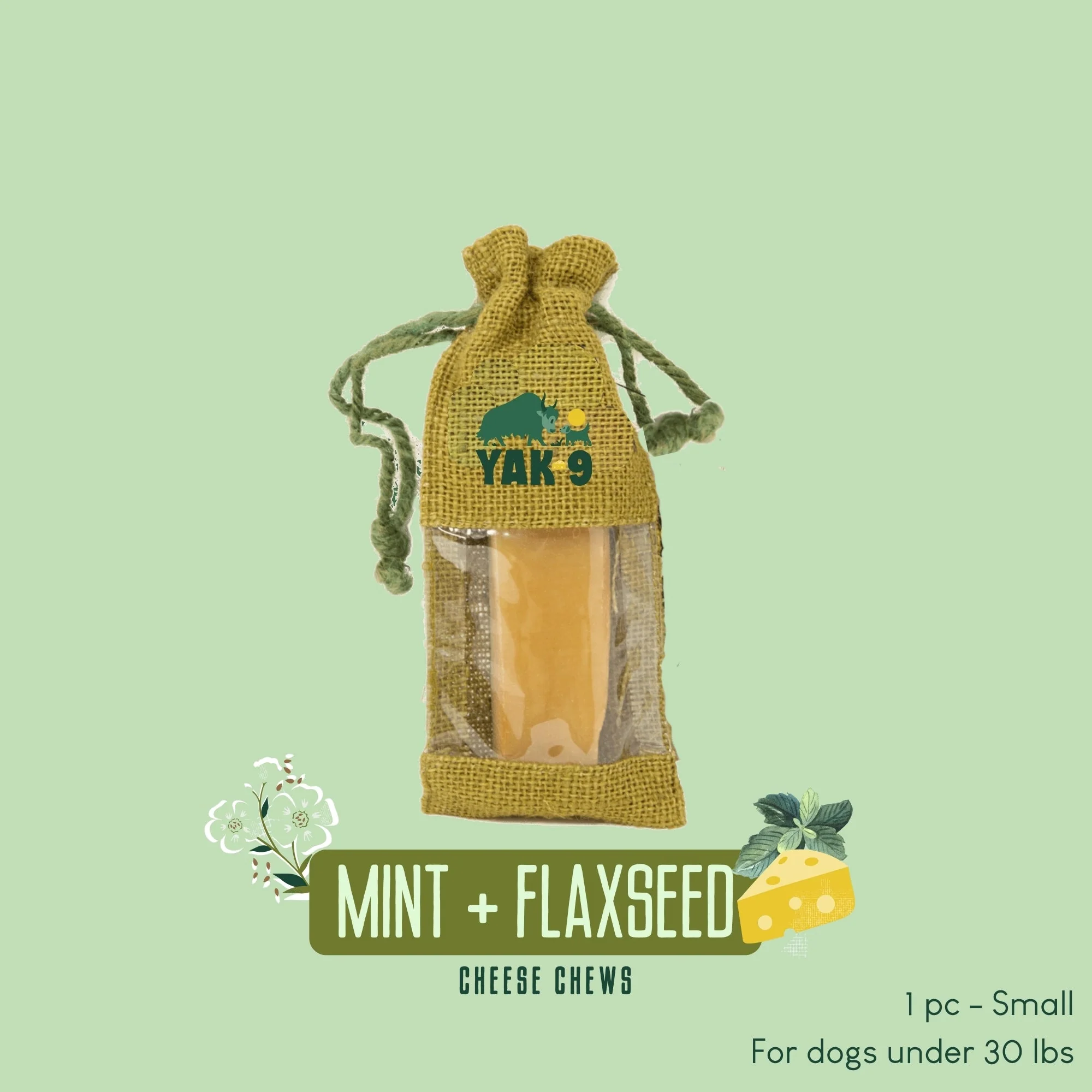 Flaxseed & Mint Cheese Chews for Dogs - Image 9