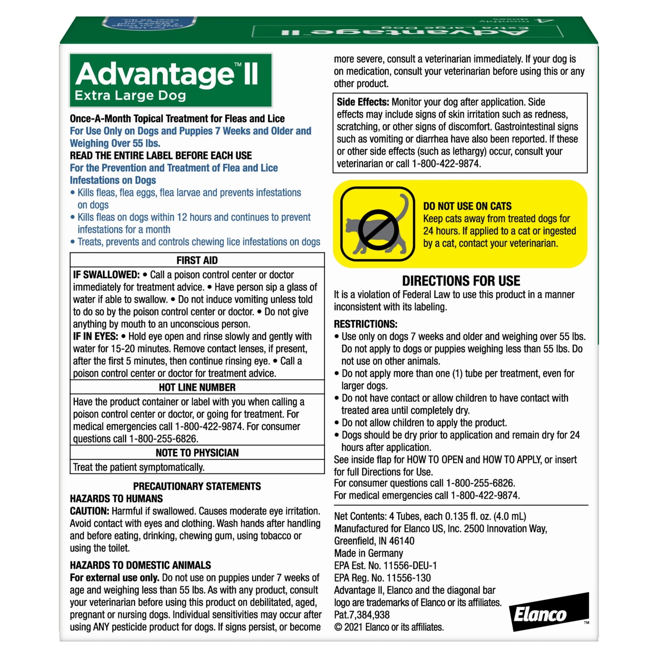 Flea Prevention for XL Dogs 55 Lbs+, 4-Monthly Treatments - Image 7