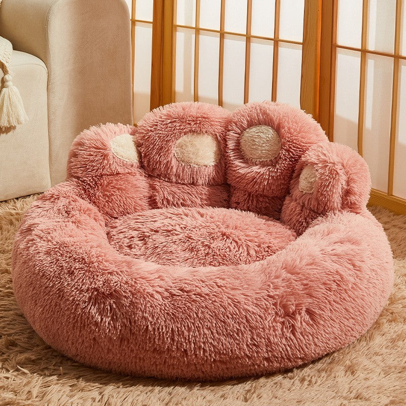 Fleece-lined Large Warm Dog Bed - Image 11