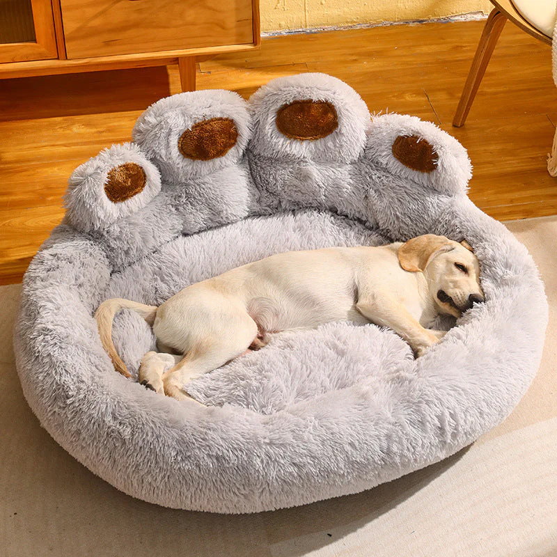 Fleece-lined Large Warm Dog Bed - Image 9