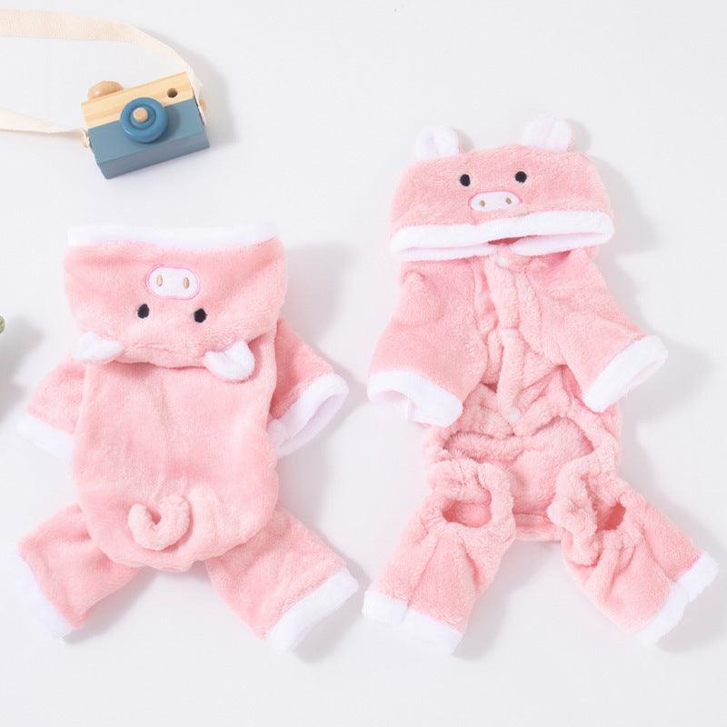 Fleece-lined Thermal Coral Pet Costume - Image 3