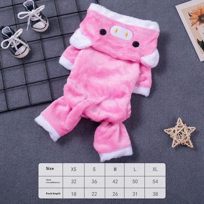 Fleece-lined Thermal Coral Pet Costume - Image 6