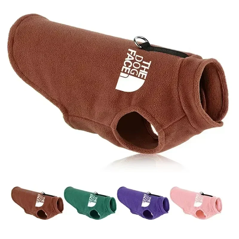 Fleece Warm Dog Sweater – Autumn Winter Coat for Small Dogs & Puppies - Image 2