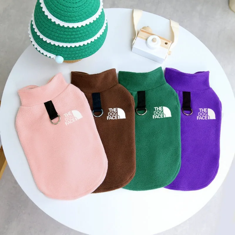 Fleece Warm Dog Sweater – Autumn Winter Coat for Small Dogs & Puppies - Image 6