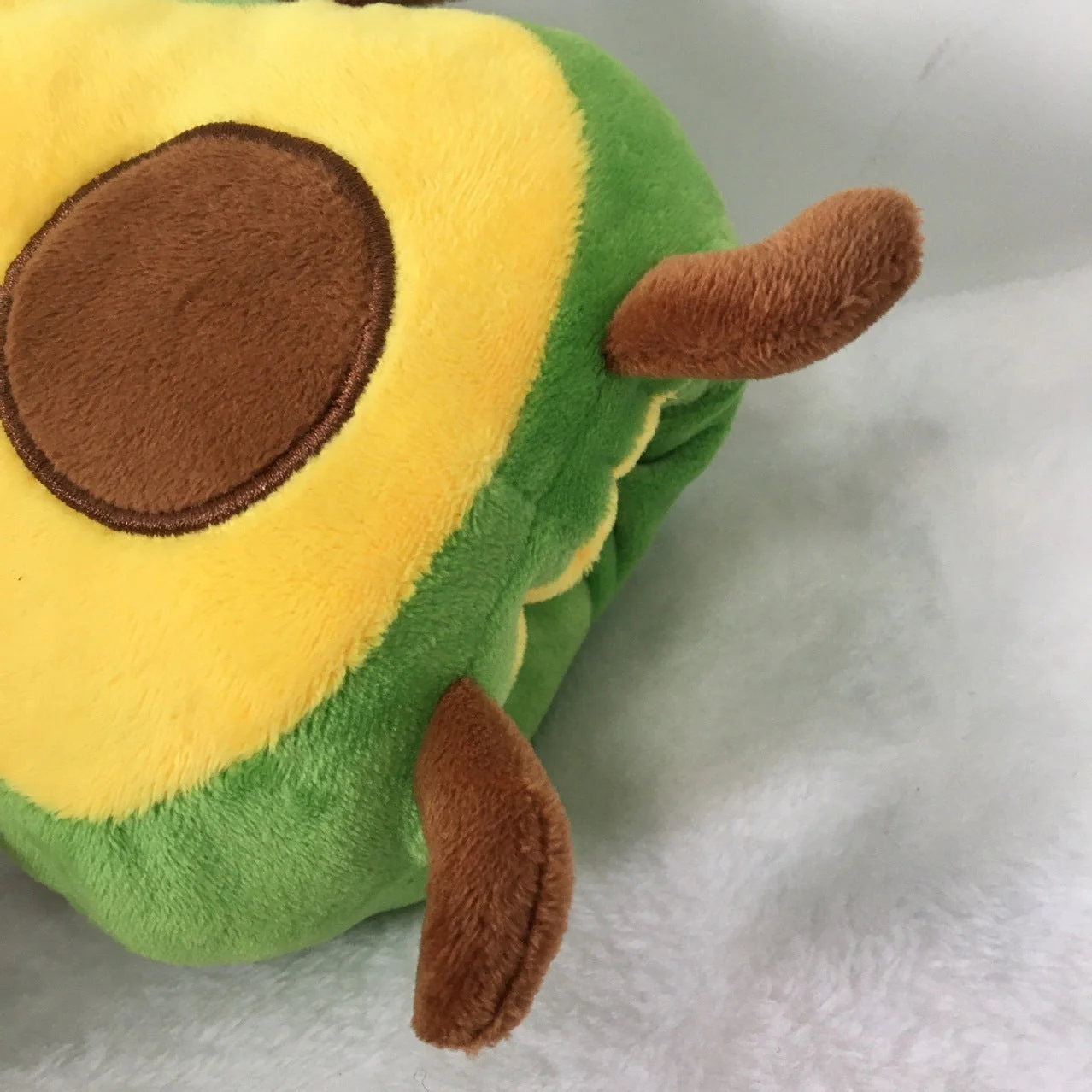 Flip Avocado Doll flip Double-sided Angry Happy Expression Avocado Plush Toy - Image 2