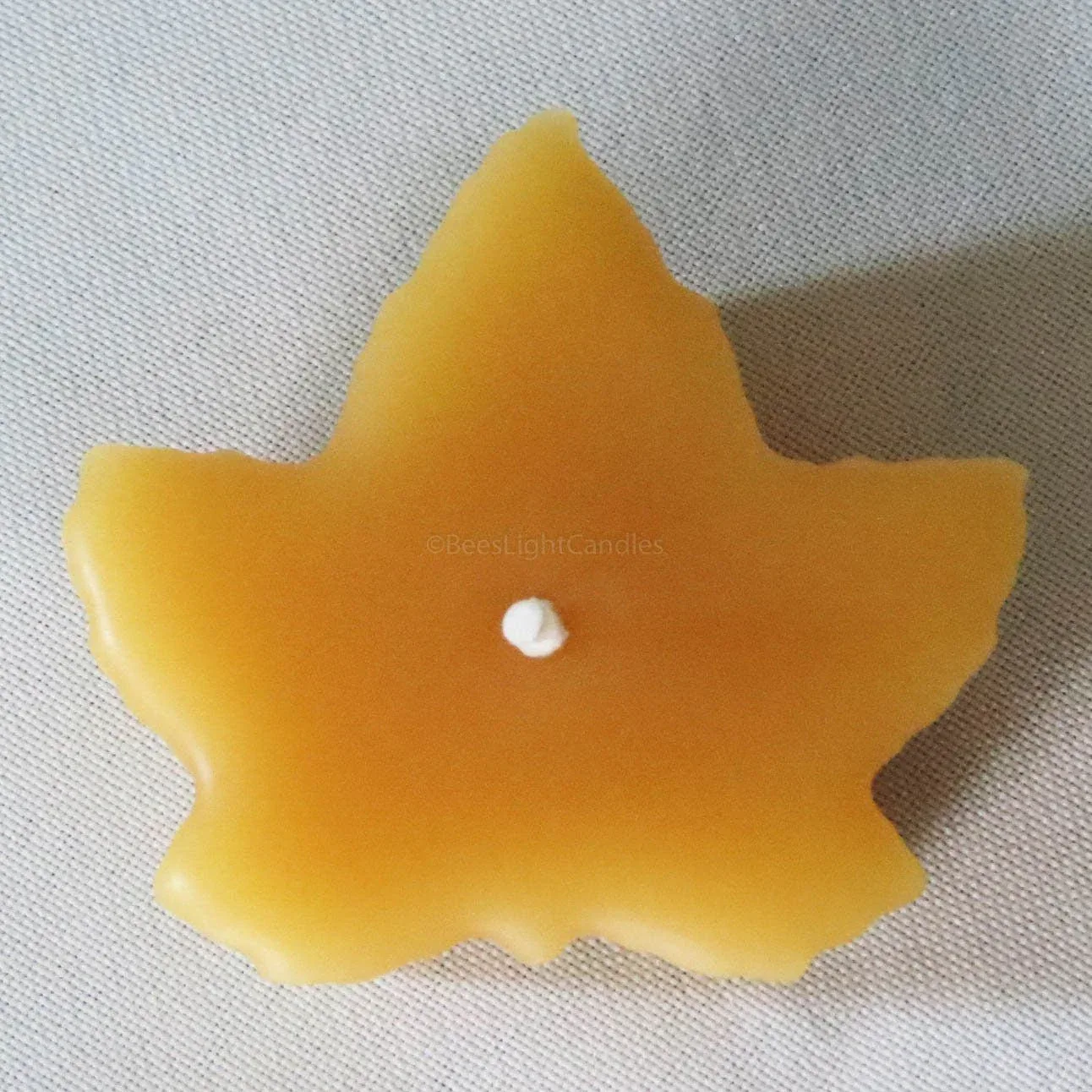 Floating Maple Leaf Beeswax Candles - Image 3