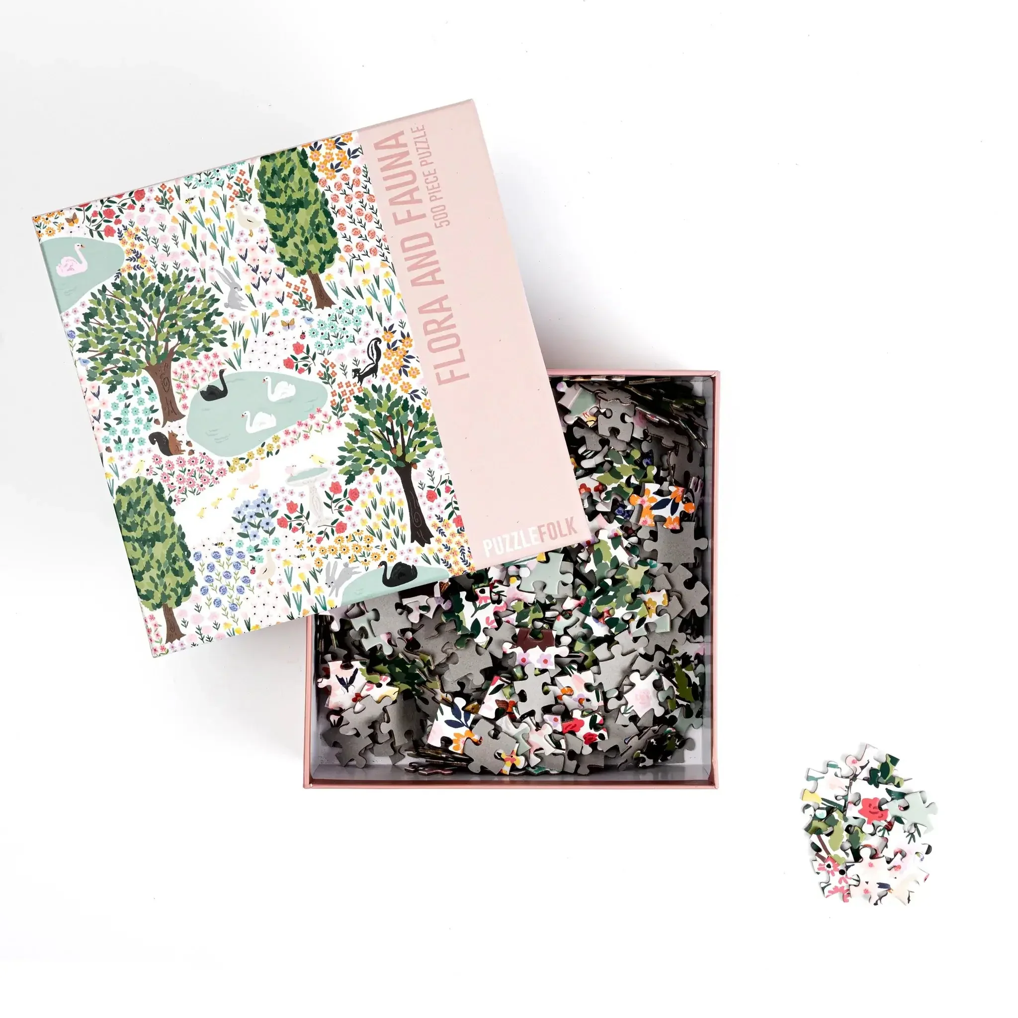 Flora & Fauna 500 Piece Jigsaw Puzzle by Puzzlefolk - Image 3