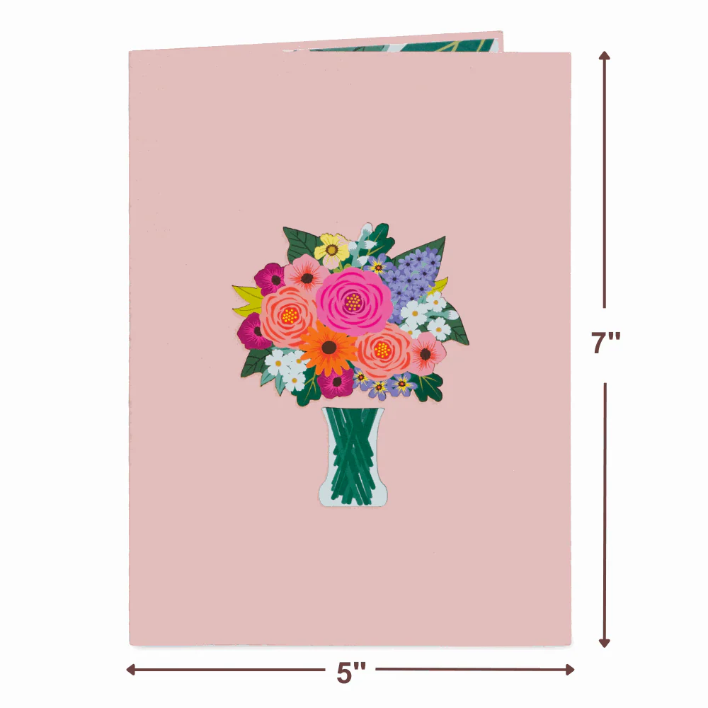 Floral Arrangement Pop Up Card - Image 3