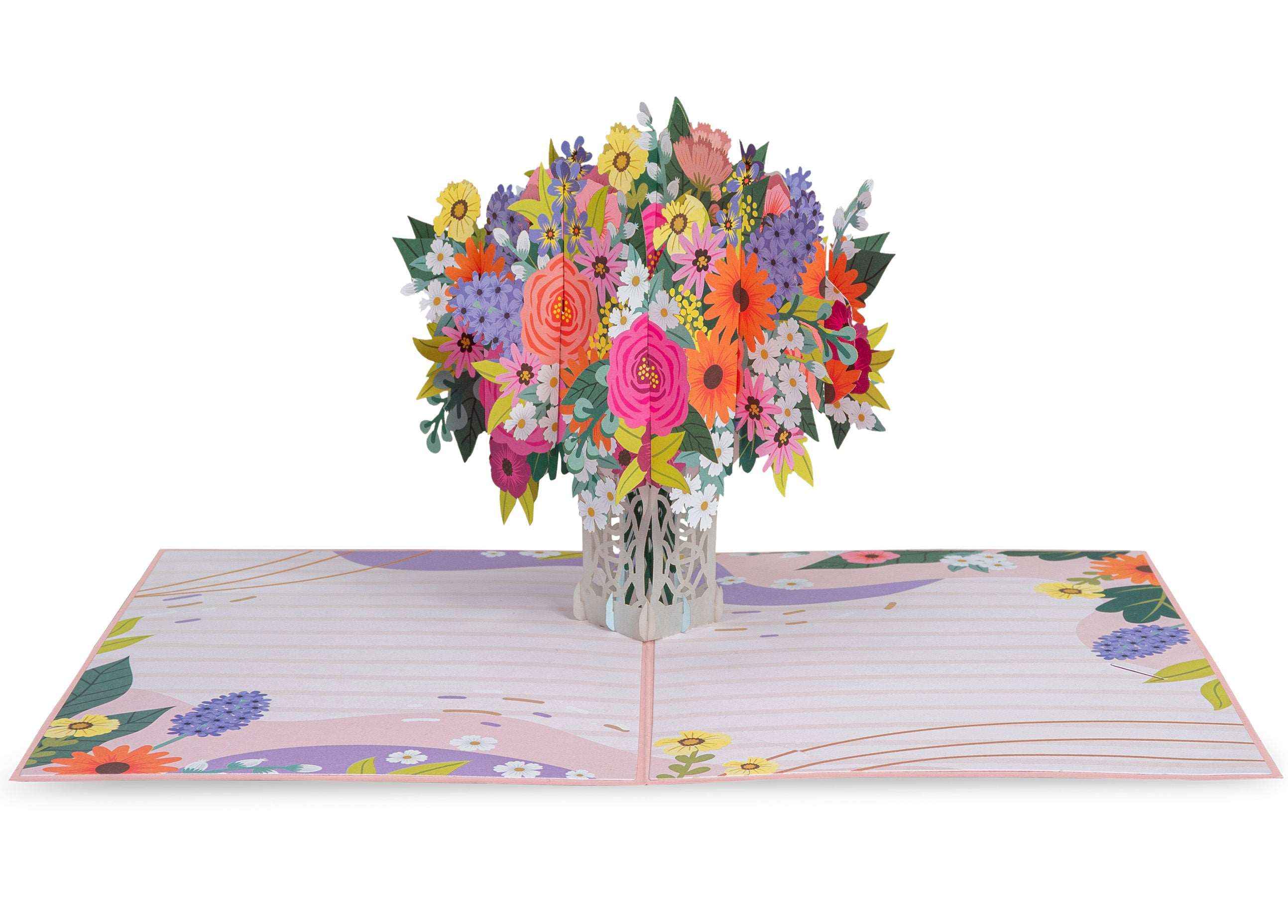 Floral Arrangement Pop Up Card - Image 7