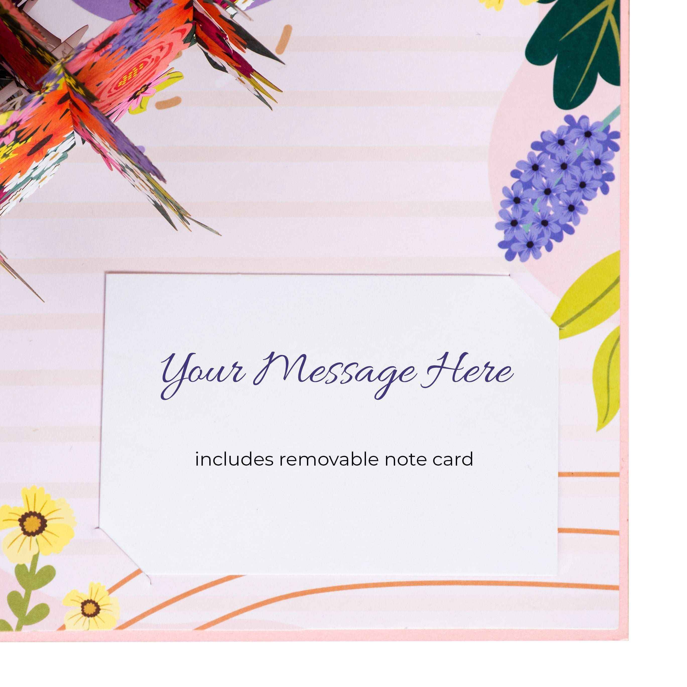Floral Arrangement Pop Up Card - Image 9