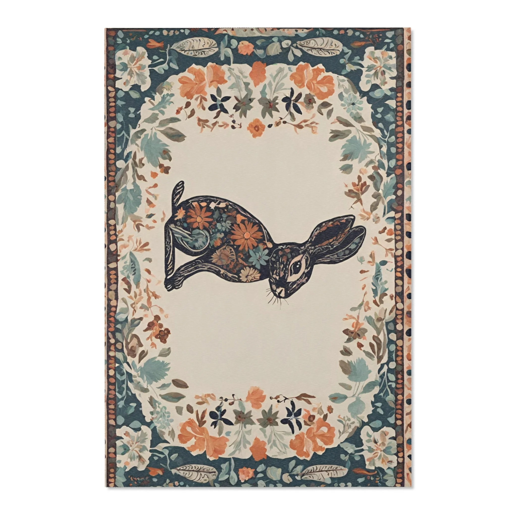 Floral Bunny Play Mat - Image 3
