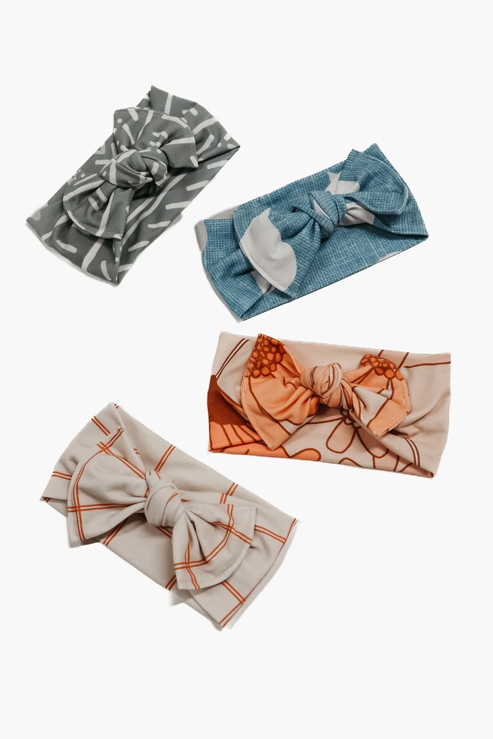 Floral Pink Blooming Bow Headwrap - Image 3