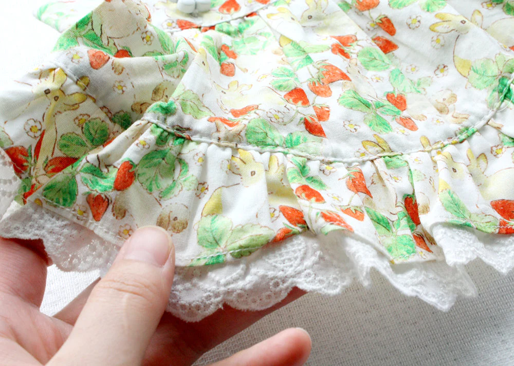 Floral Rabbit Print Pet Dress - Image 9
