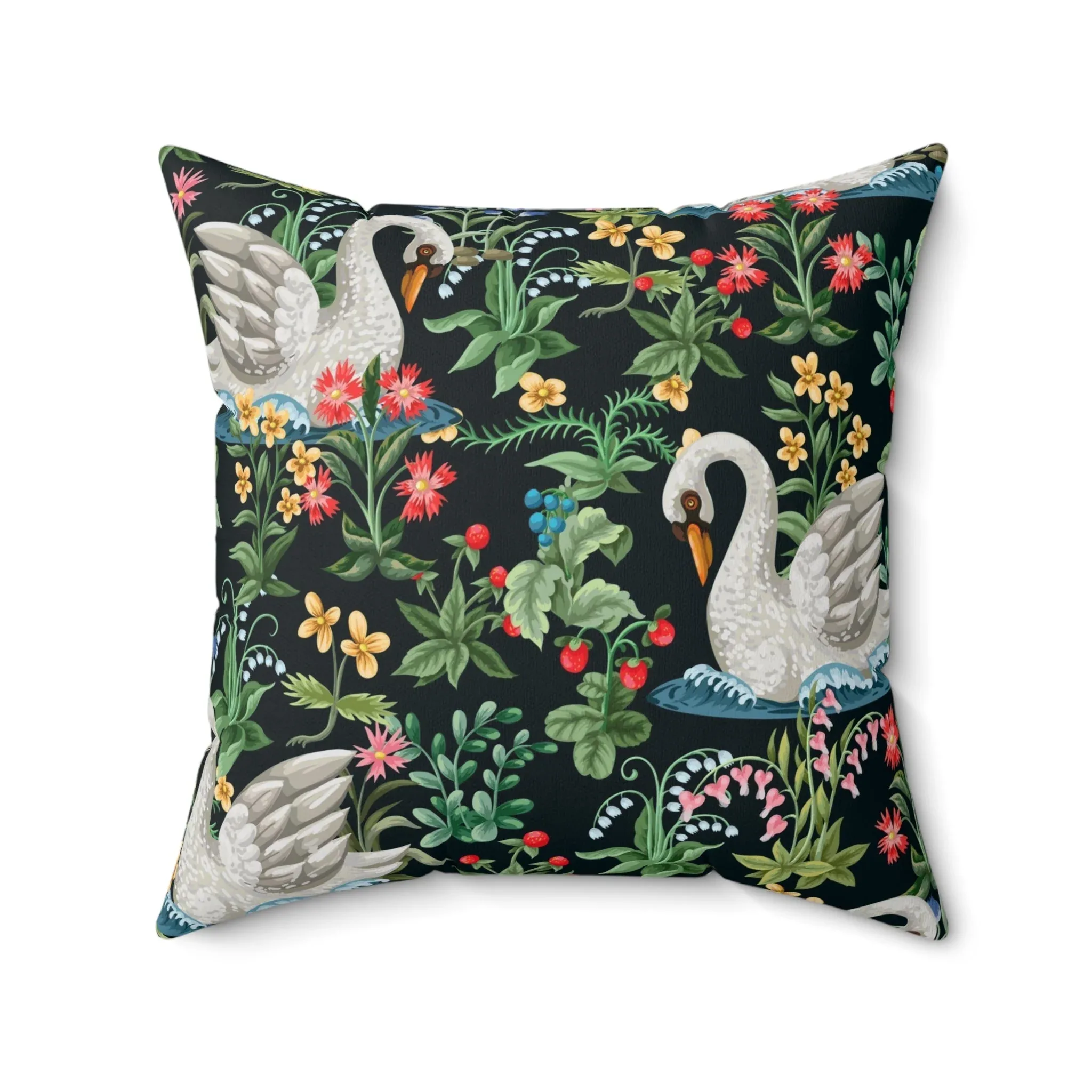 Floral Tudor History Pillow - Image 2
