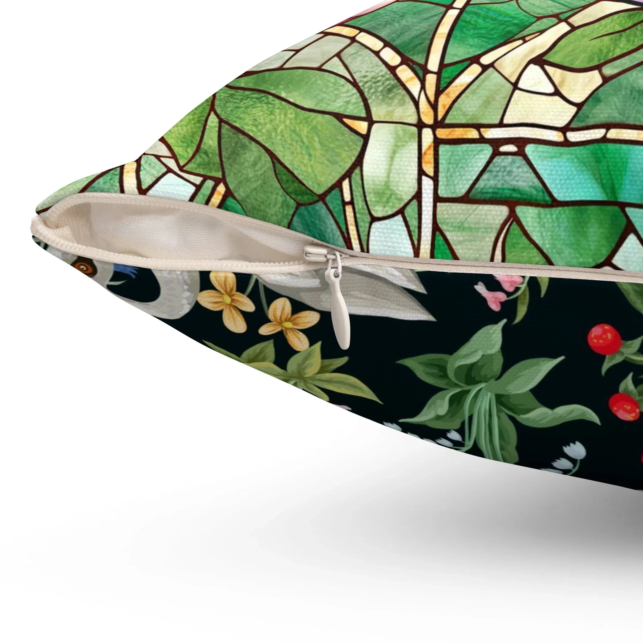 Floral Tudor History Pillow - Image 3