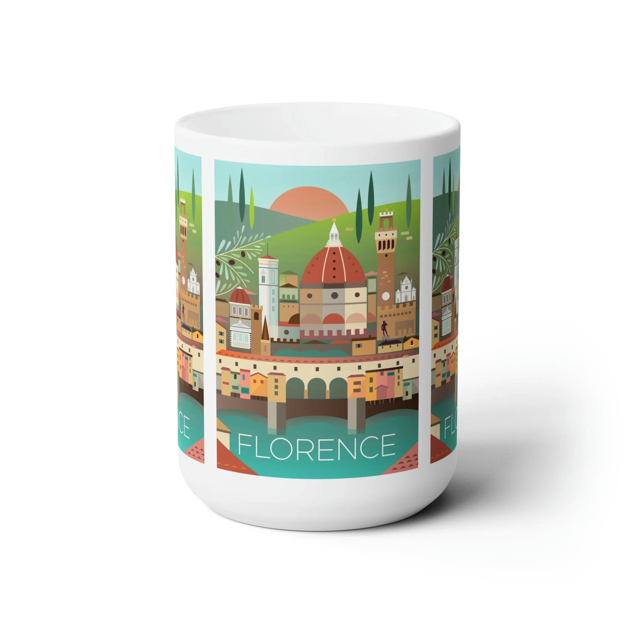 Florence Ceramic Mug 11oz or 15oz - Image 2