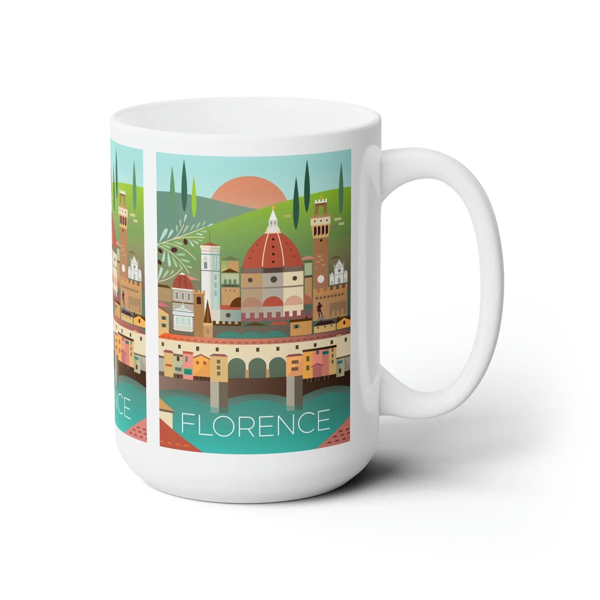 Florence Ceramic Mug 11oz or 15oz - Image 3