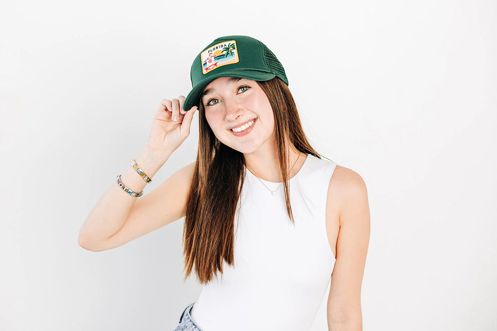 Florida Postcard Trucker Hat - Image 13