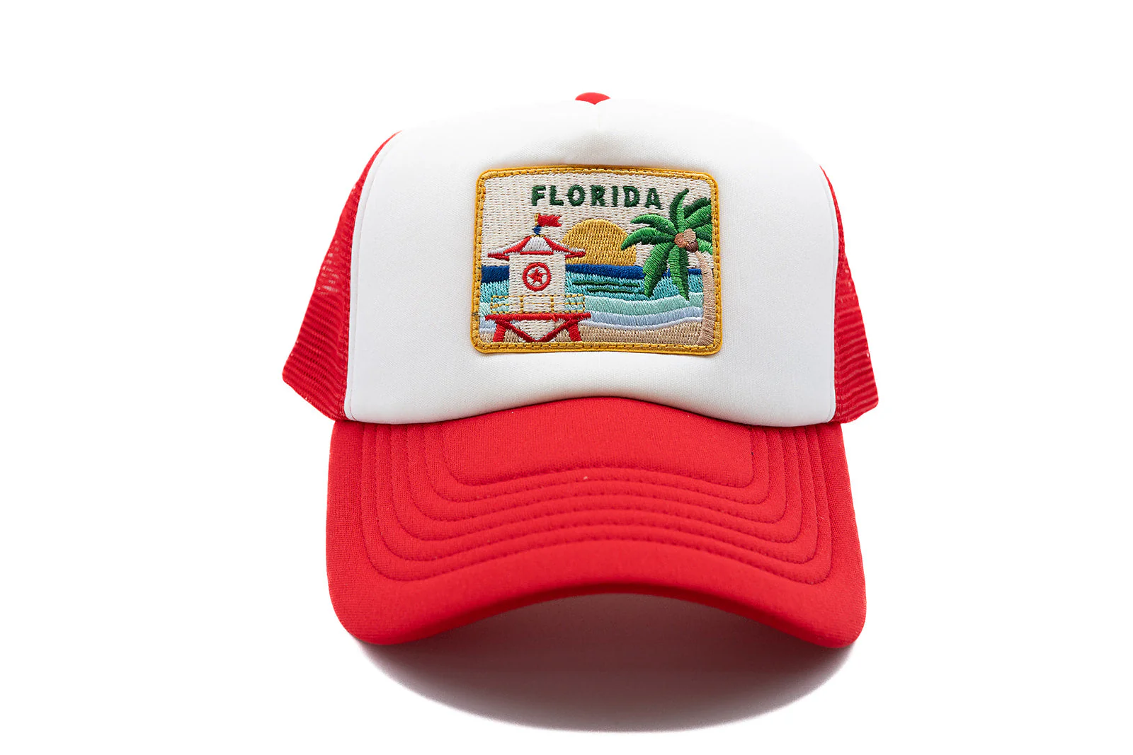 Florida Postcard Trucker Hat - Image 6