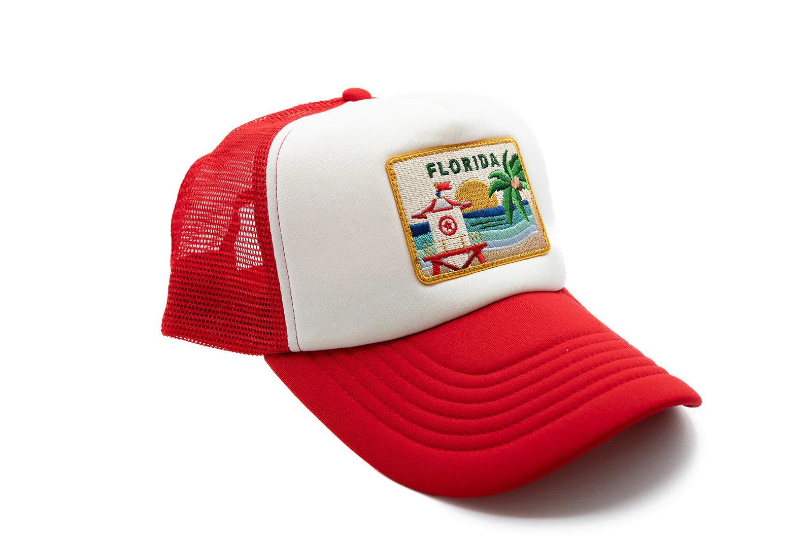 Florida Postcard Trucker Hat - Image 7