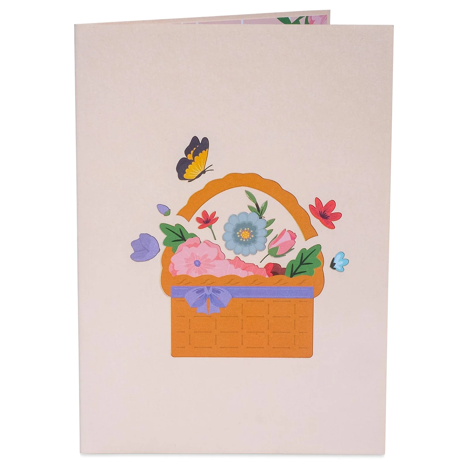 Flower Basket Pop Up Card - Image 5