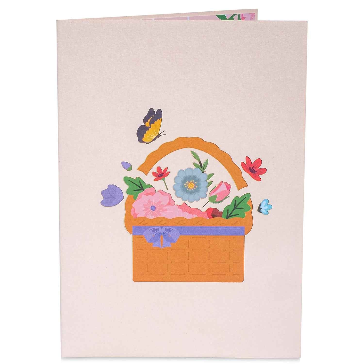 Flower Basket Pop Up Card - Image 2