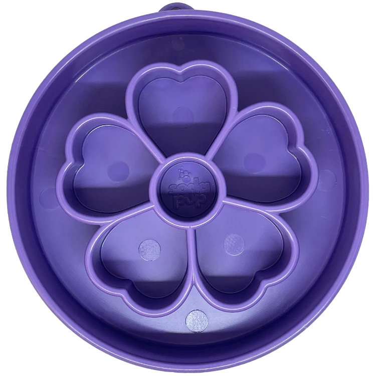 Flower eBowl Deep Slow Feeder Dog Bowl for Enrichment | USA Made - Image 3