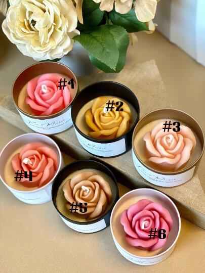 Flower in a Jar Candle – Handcrafted Soy Wax Scented Candle Gift - Image 7