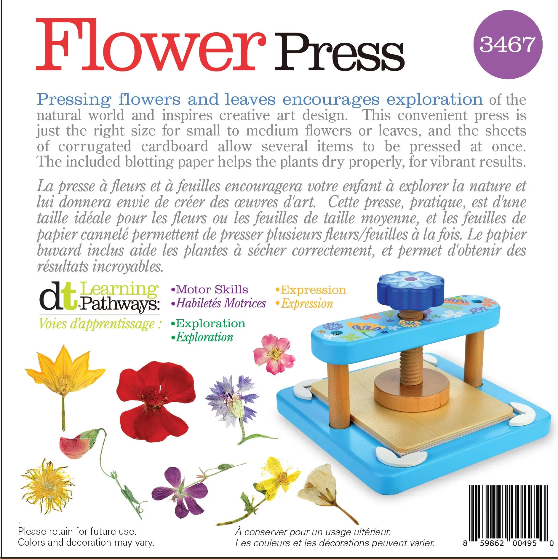 FLOWER PRESS  Wooden Craft Tool - Image 4