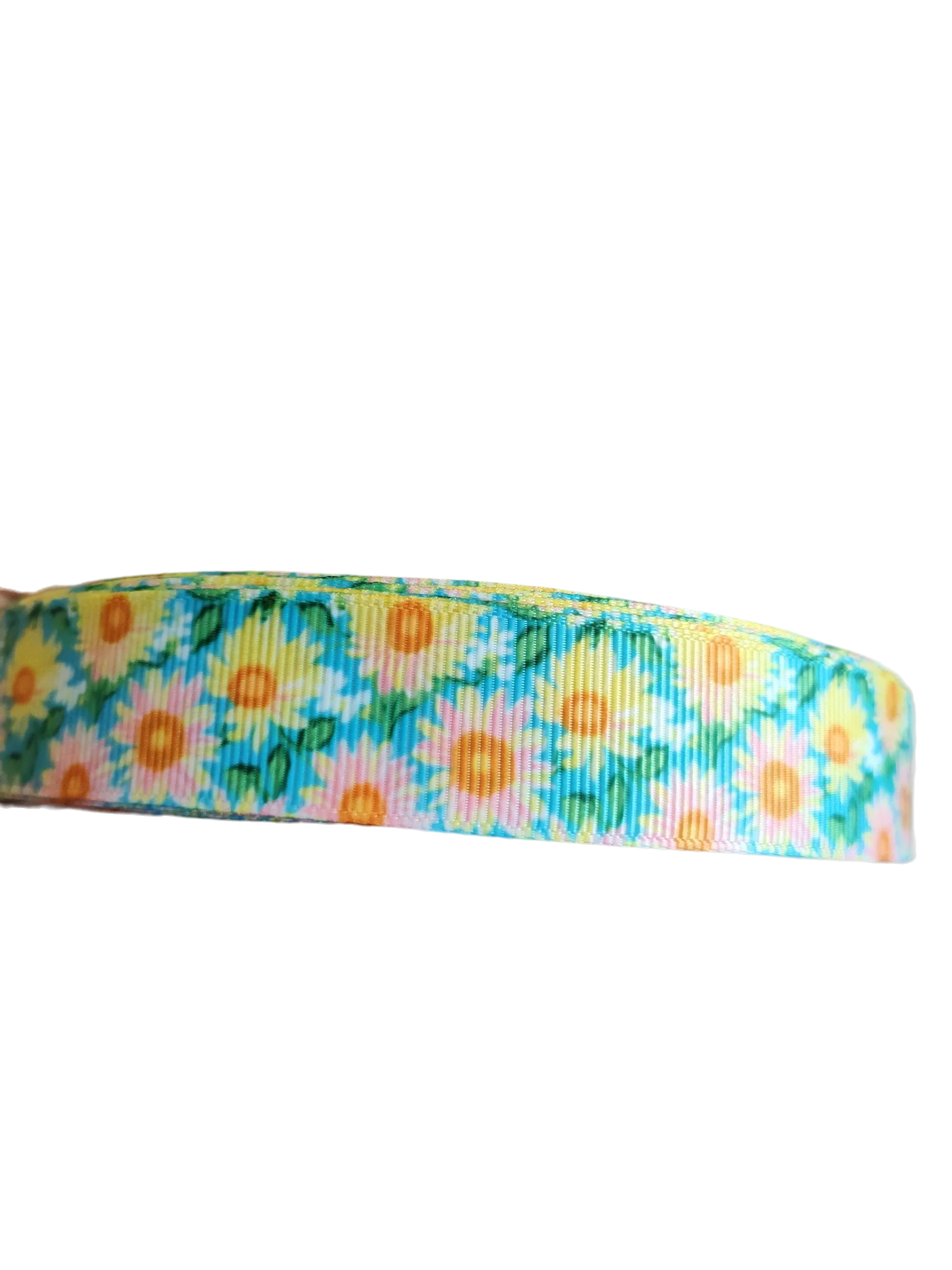 Flower Rows Nylon Dog Collar - Image 3