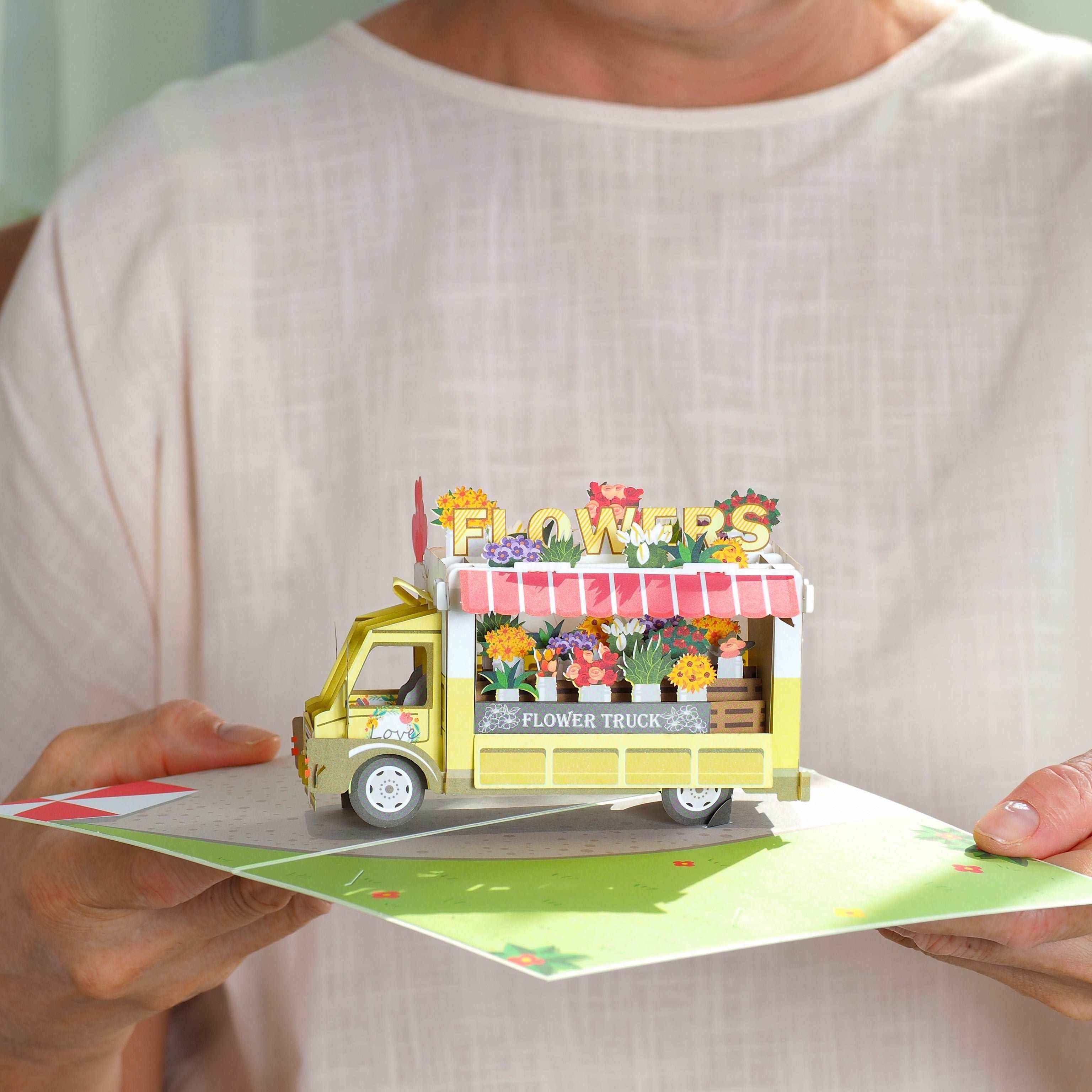 Flower Truck Pop Up Card - Image 4