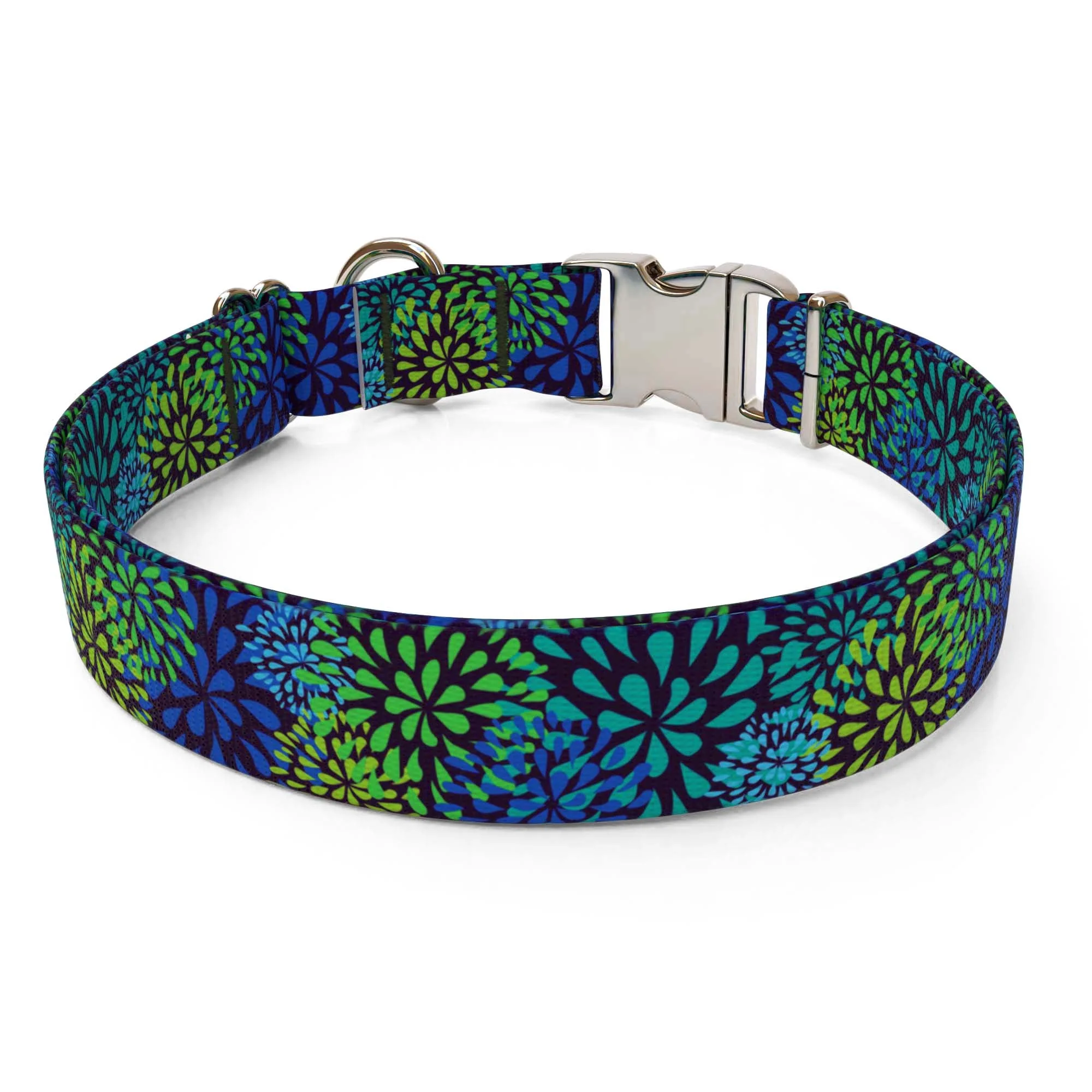 Flowerworks Blue Dog Collar - Image 2