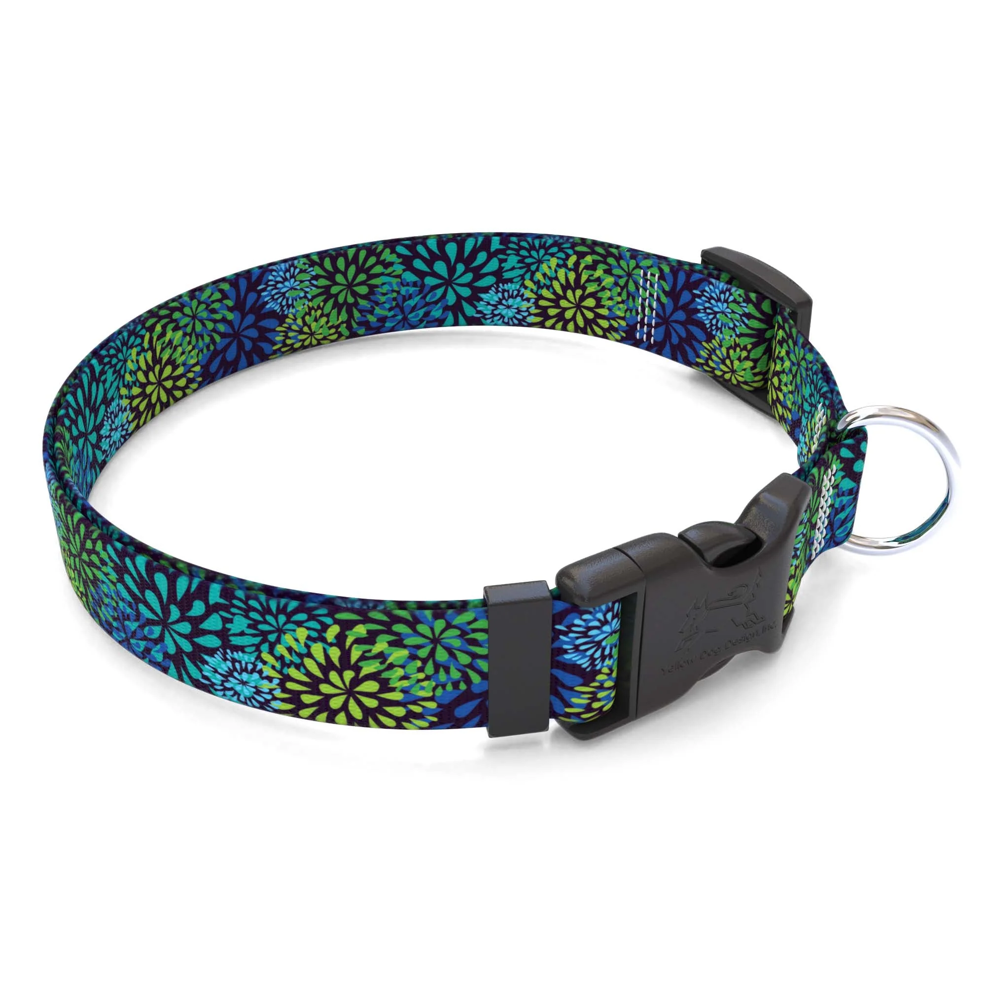 Flowerworks Blue Dog Collar - Image 4