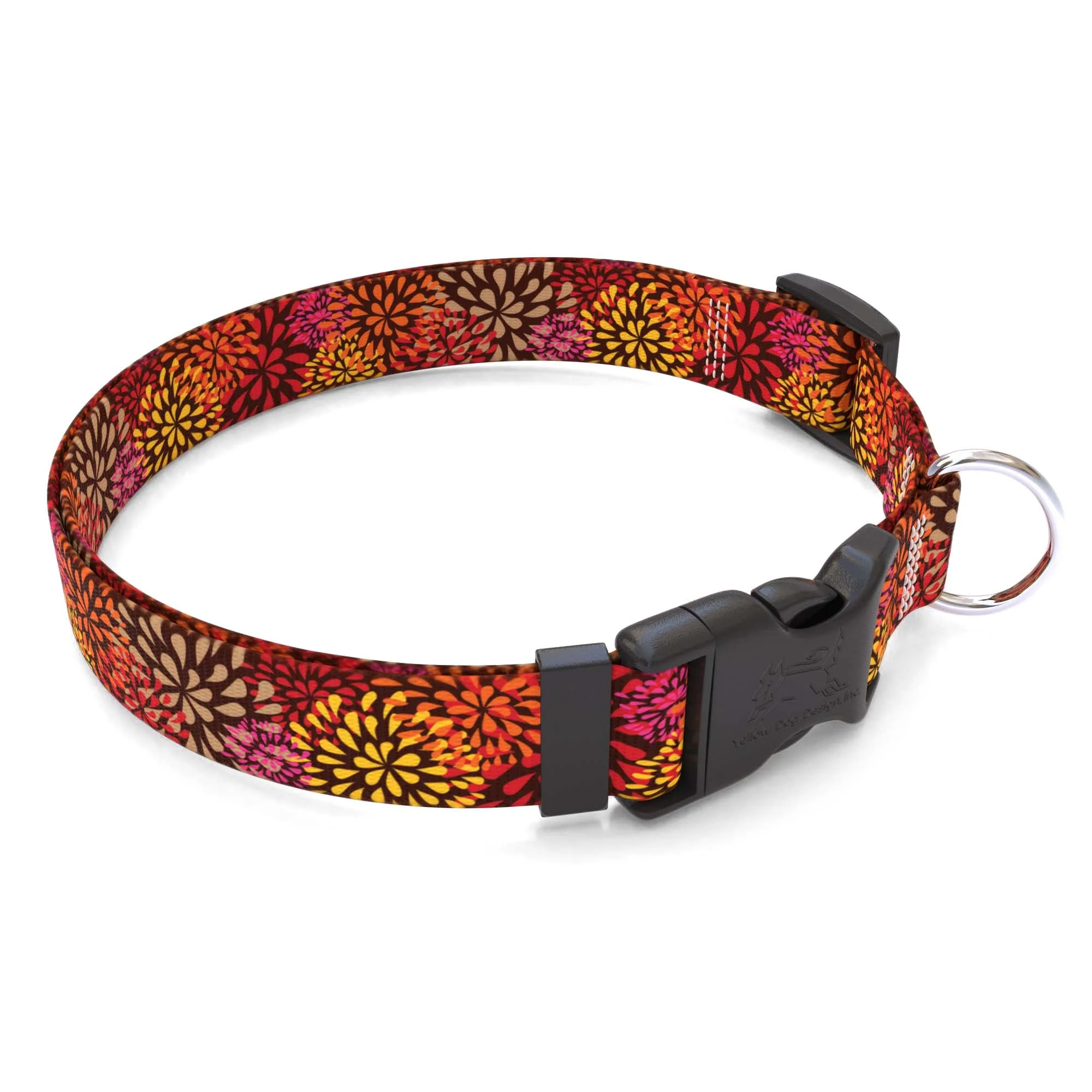 Flowerworks Red Dog Collar - Image 4