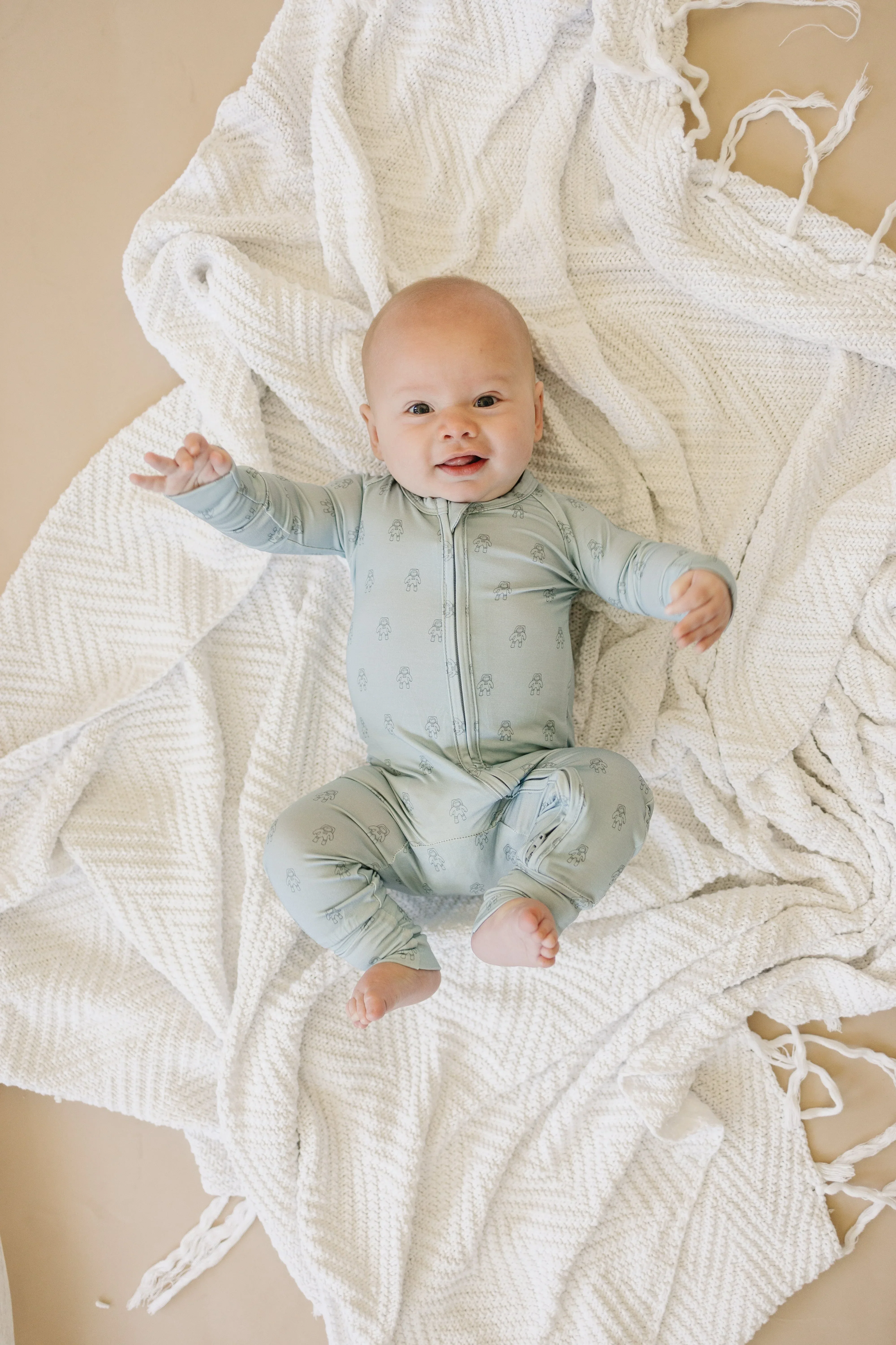 Fly Me to the Moon Bamboo Zippy Pajamas - Image 10
