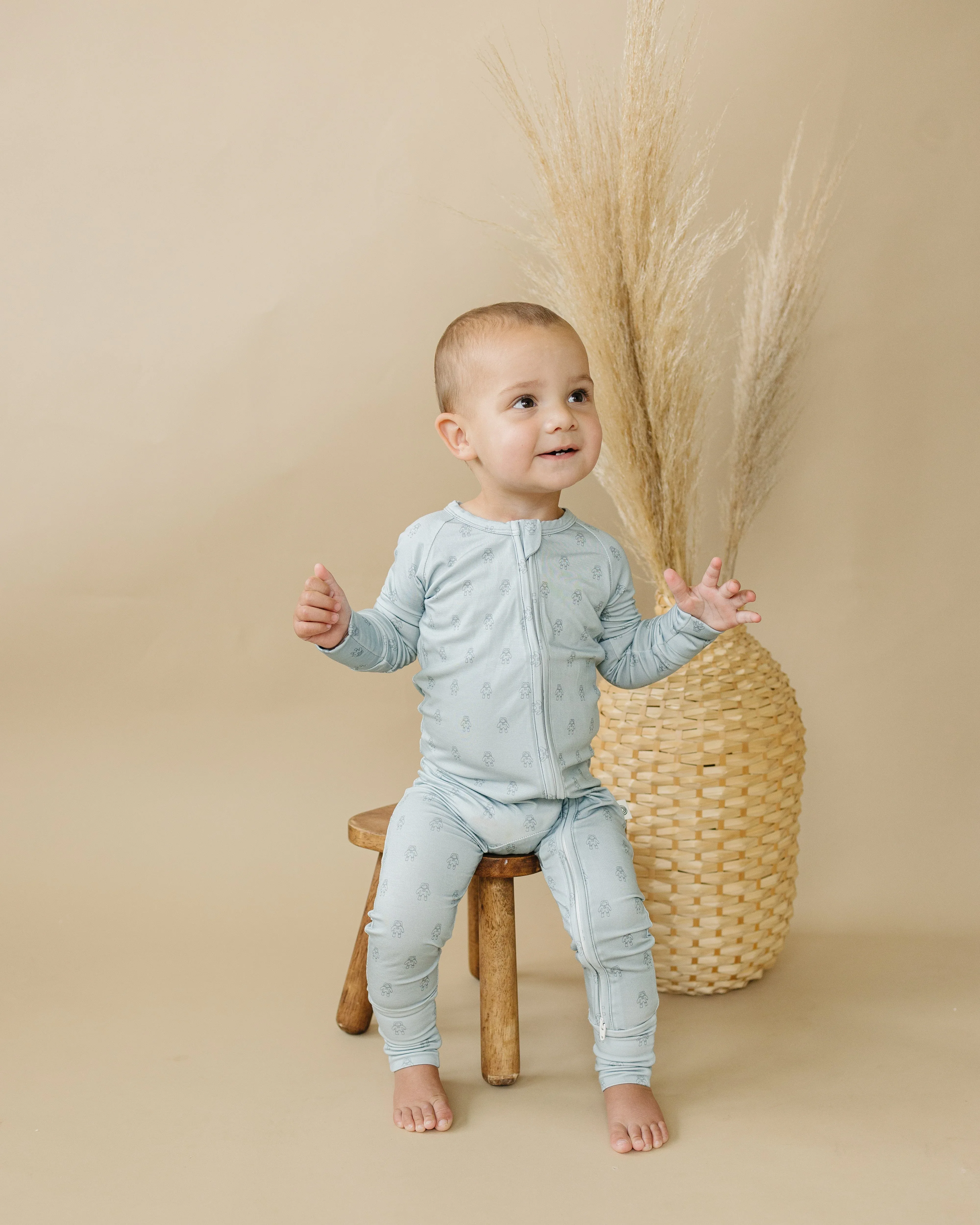 Fly Me to the Moon Bamboo Zippy Pajamas - Image 11