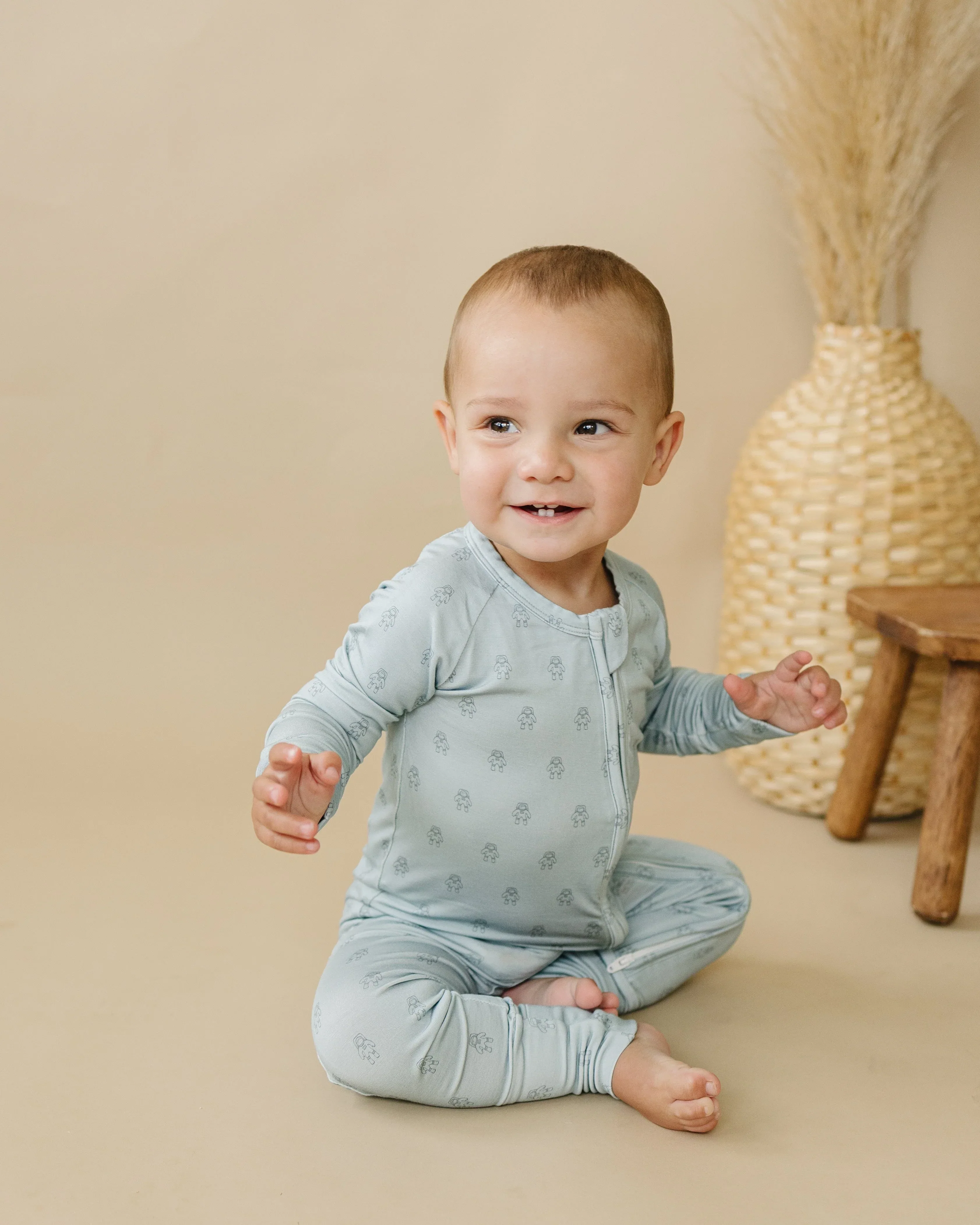 Fly Me to the Moon Bamboo Zippy Pajamas - Image 4
