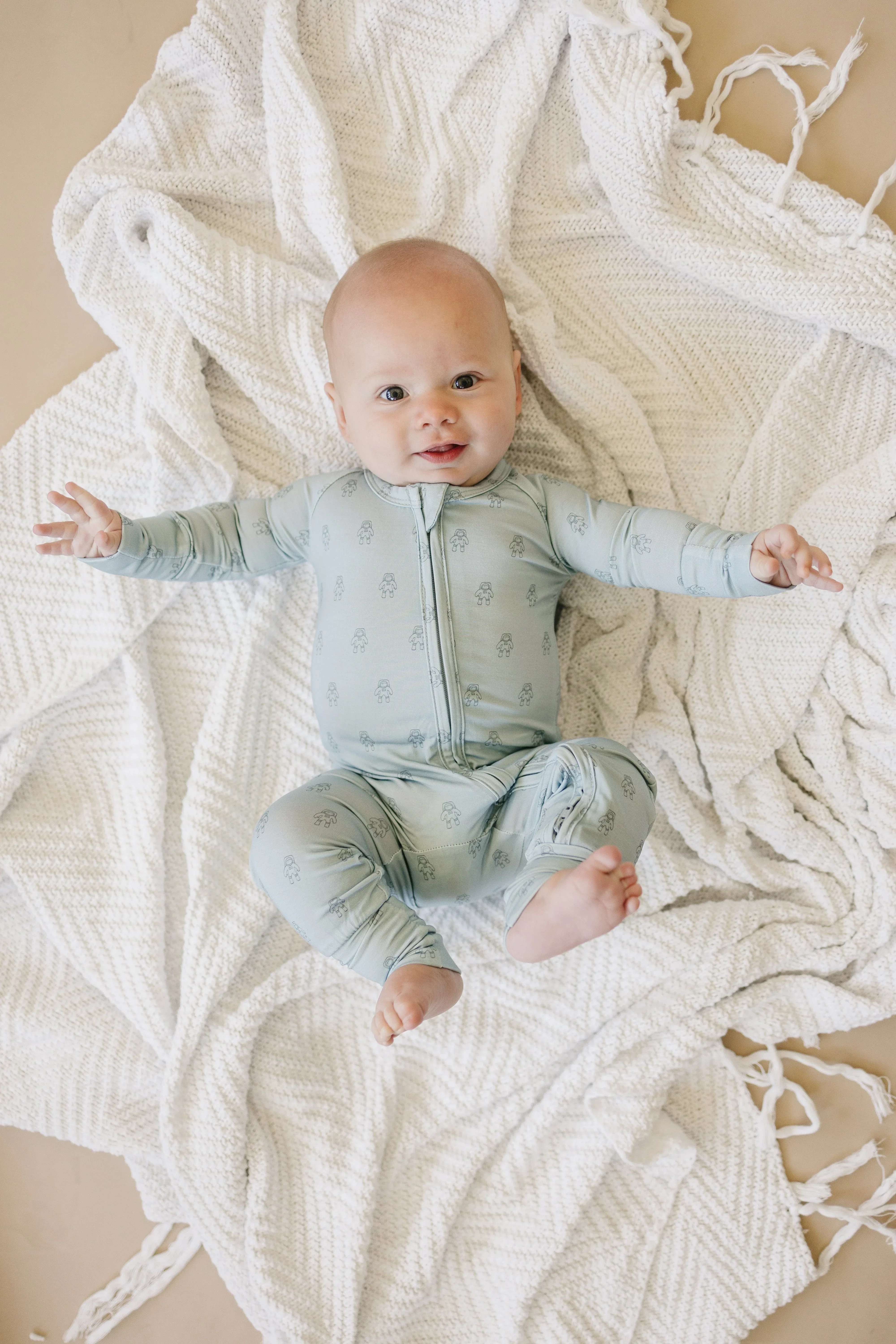 Fly Me to the Moon Bamboo Zippy Pajamas - Image 5