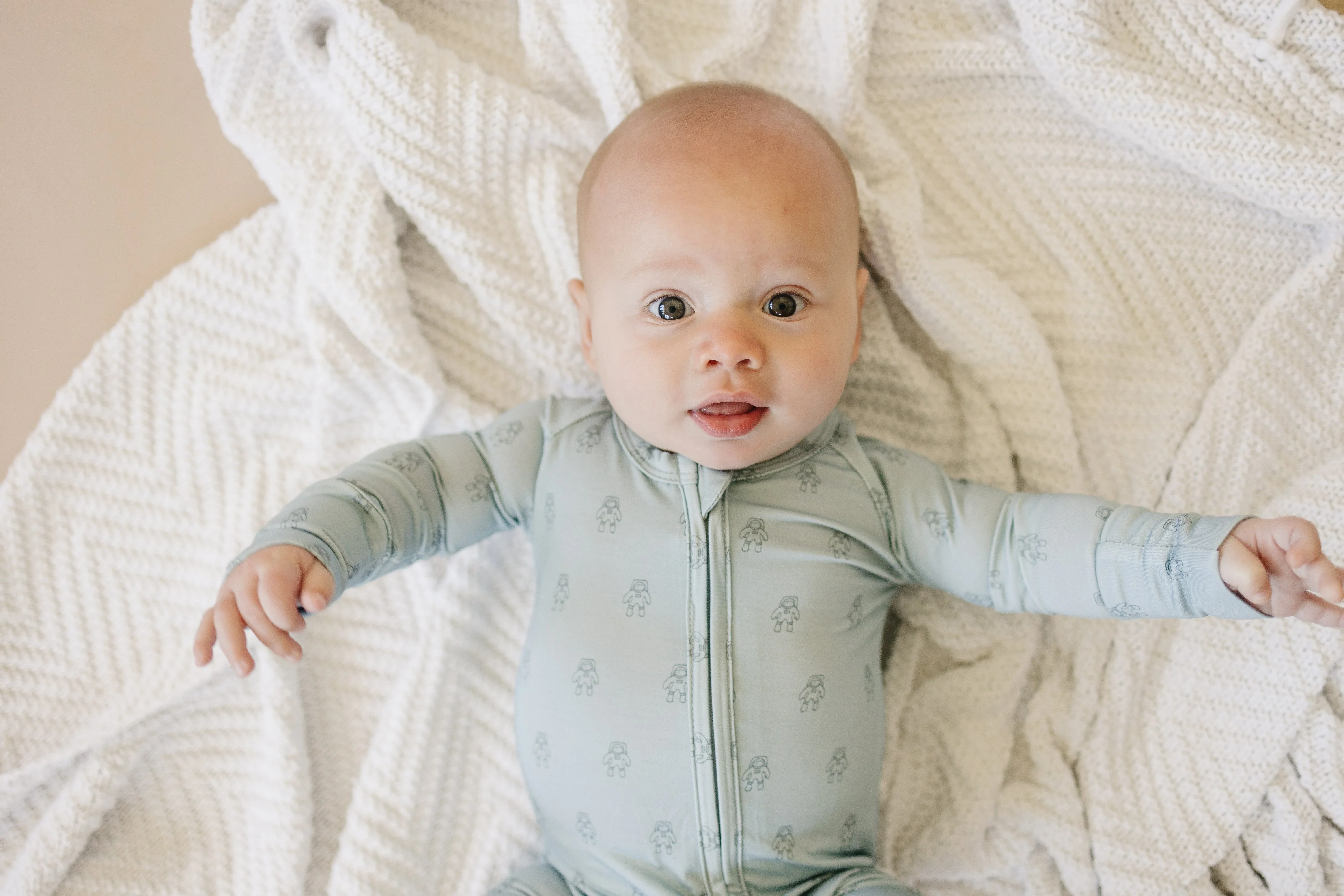 Fly Me to the Moon Bamboo Zippy Pajamas - Image 7