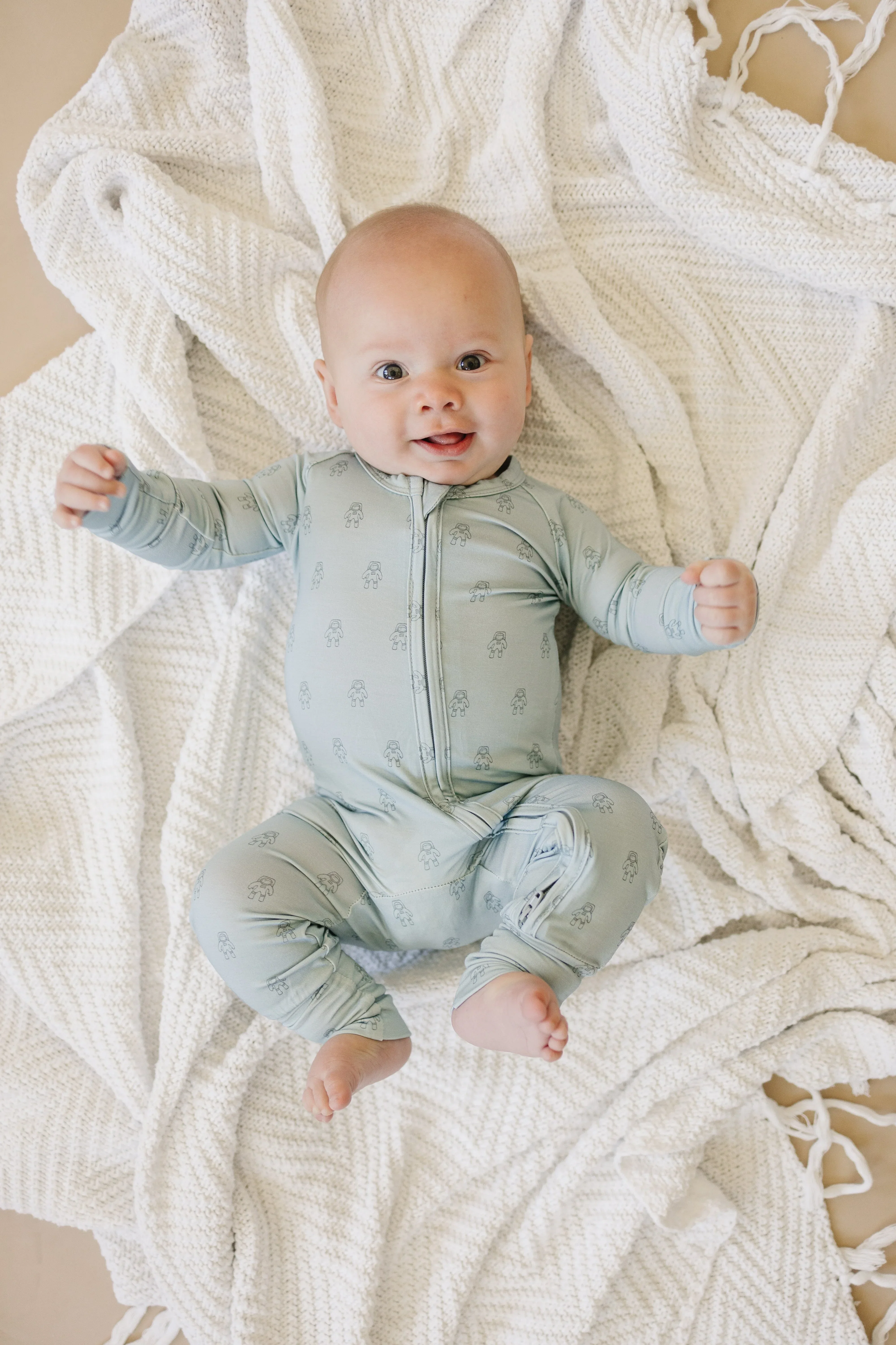 Fly Me to the Moon Bamboo Zippy Pajamas - Image 9