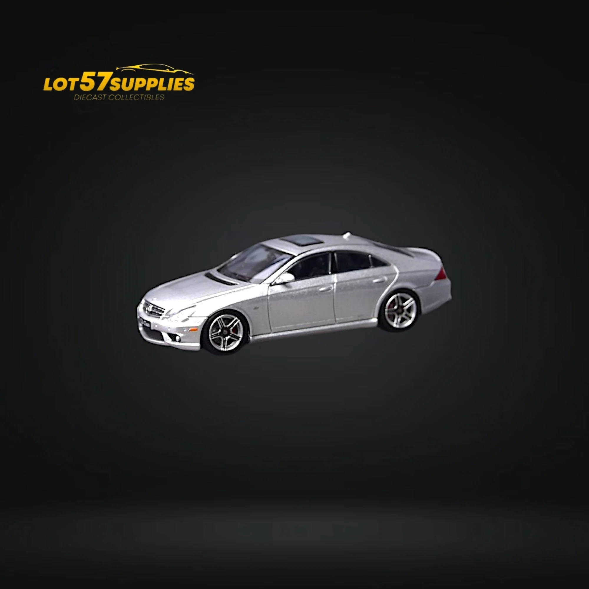 Focal Horizon CLS 63 AMG Mk1 C219 Silver 1:64 - Image 3