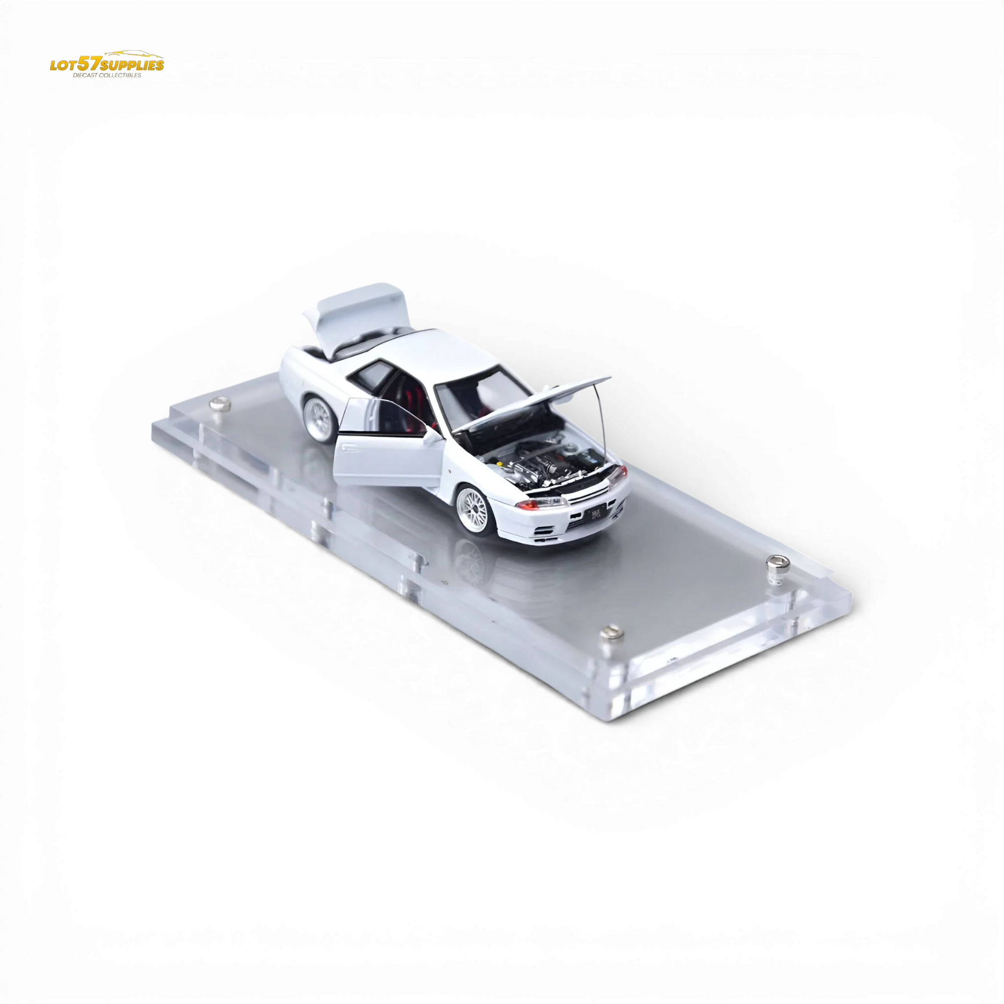 Focal Horizon Nissan Skyline GT-R R32 Nismo S-Tune White 1:64 - Image 4