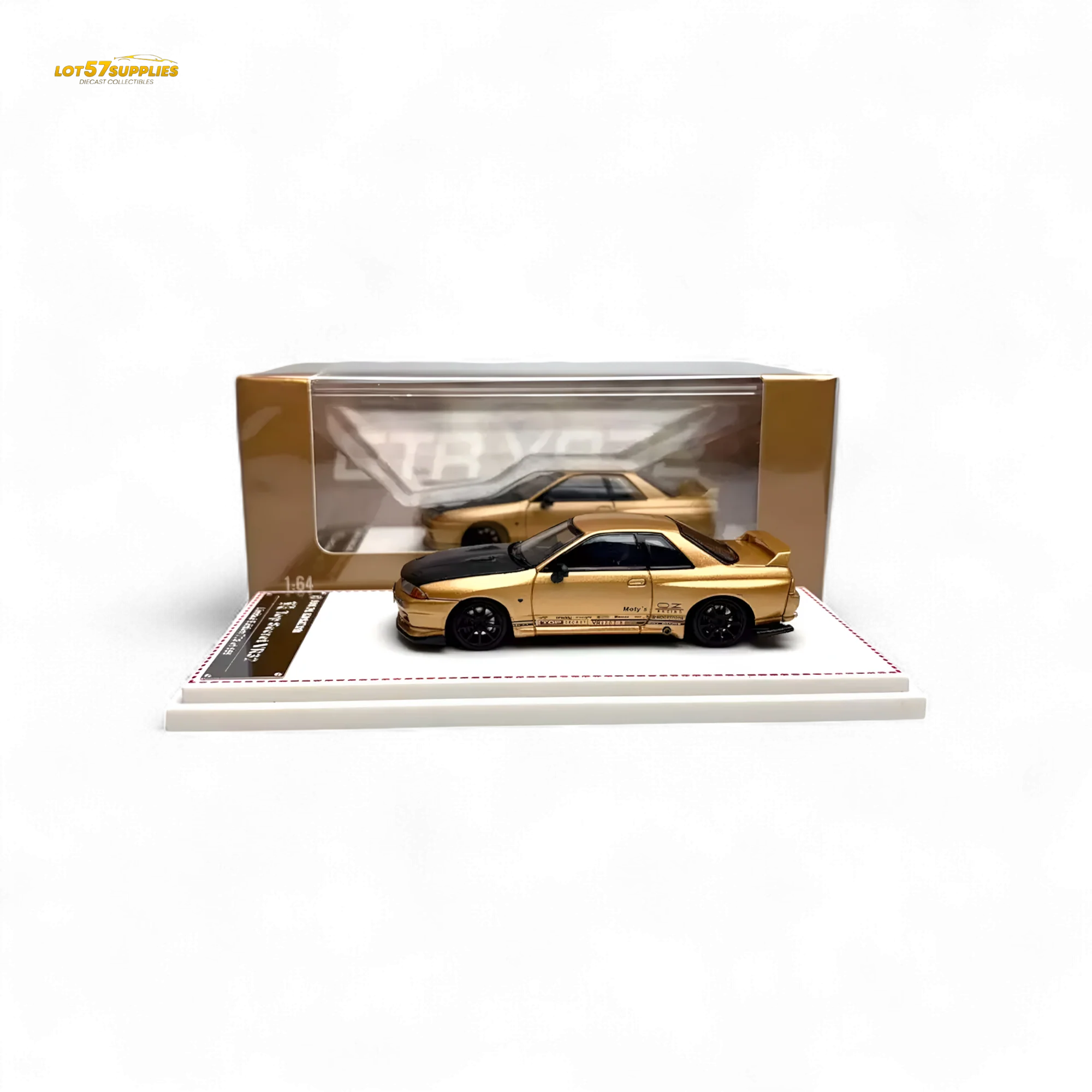 Focal Horizon Nissan Skyline GT-R R32 Top Secret Gold 1:64 - Image 6